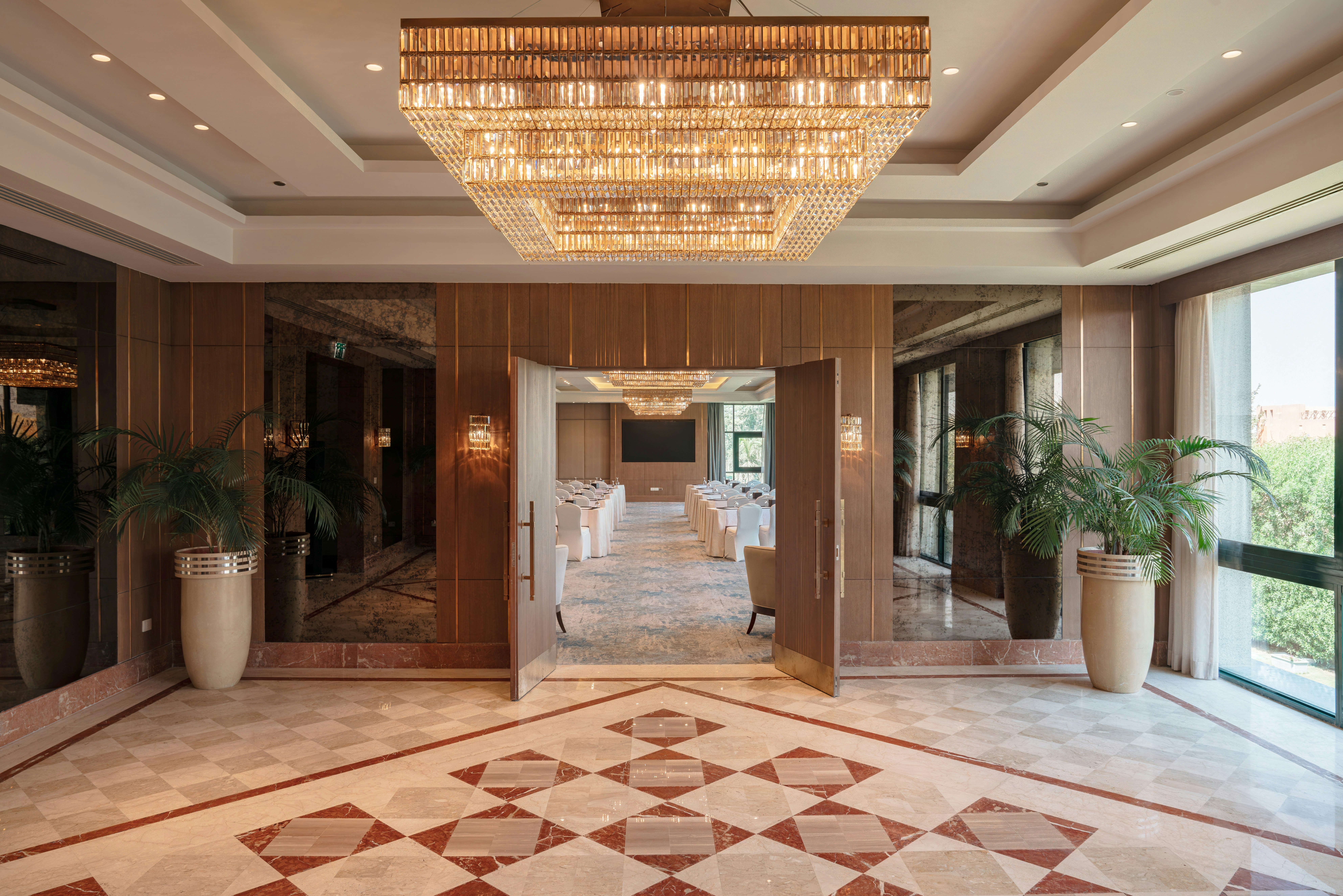 Lobby at Hilton Pyramids Golf Resort, 6TH OCTOBER CITY