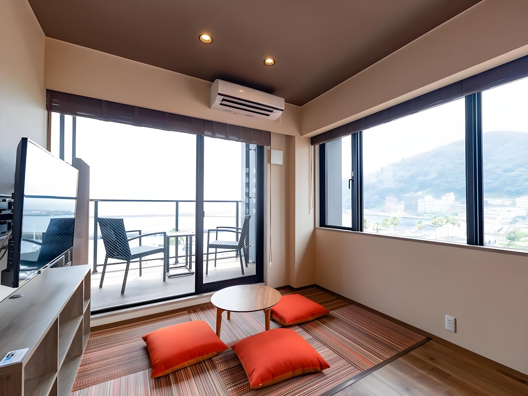 Junior Suite, Twin Beds, Ocean View, Outdoor Bath