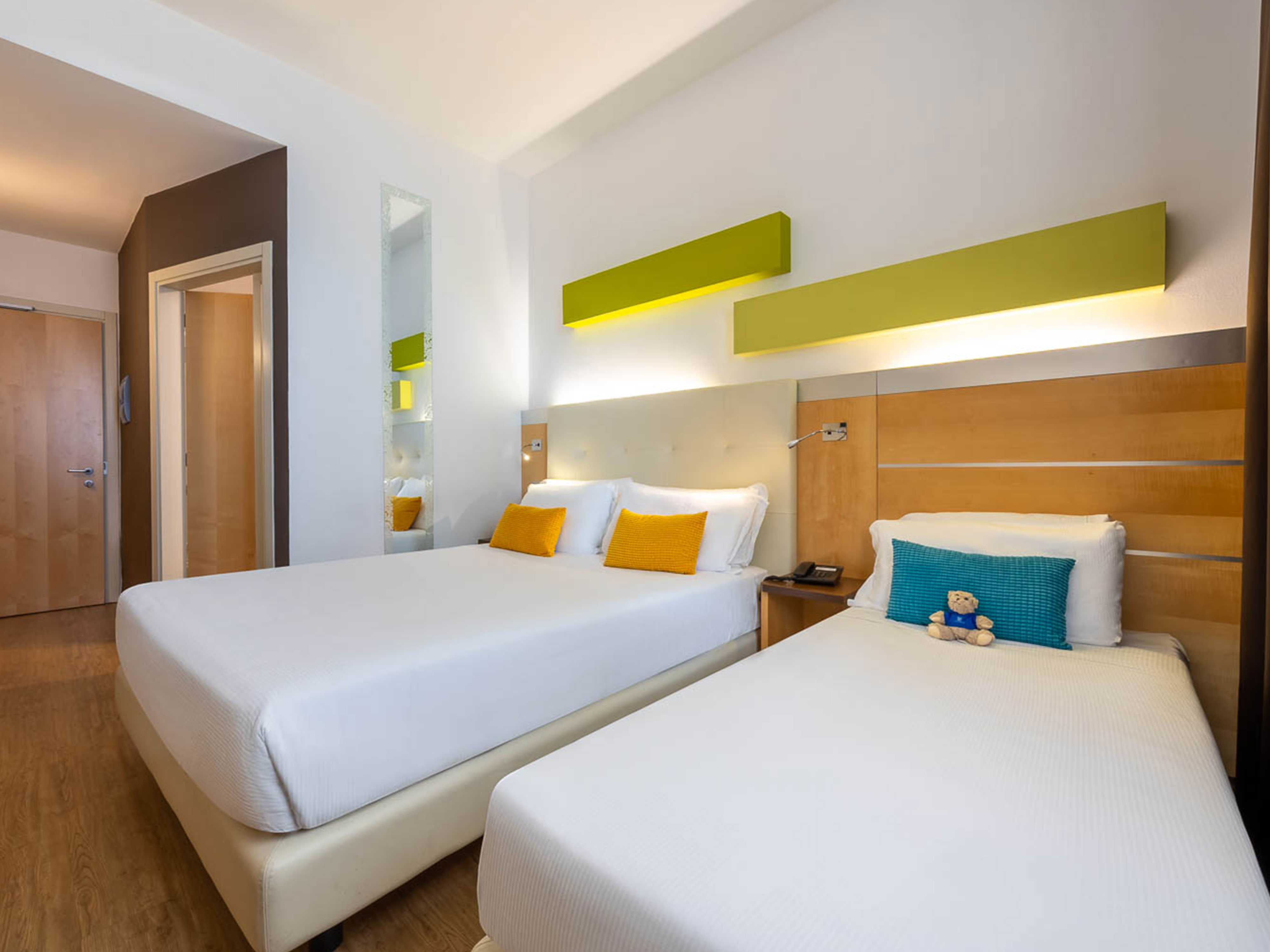 STANDARD, TRIPLE, 1 DOUBLE AND 1 SINGLE BED