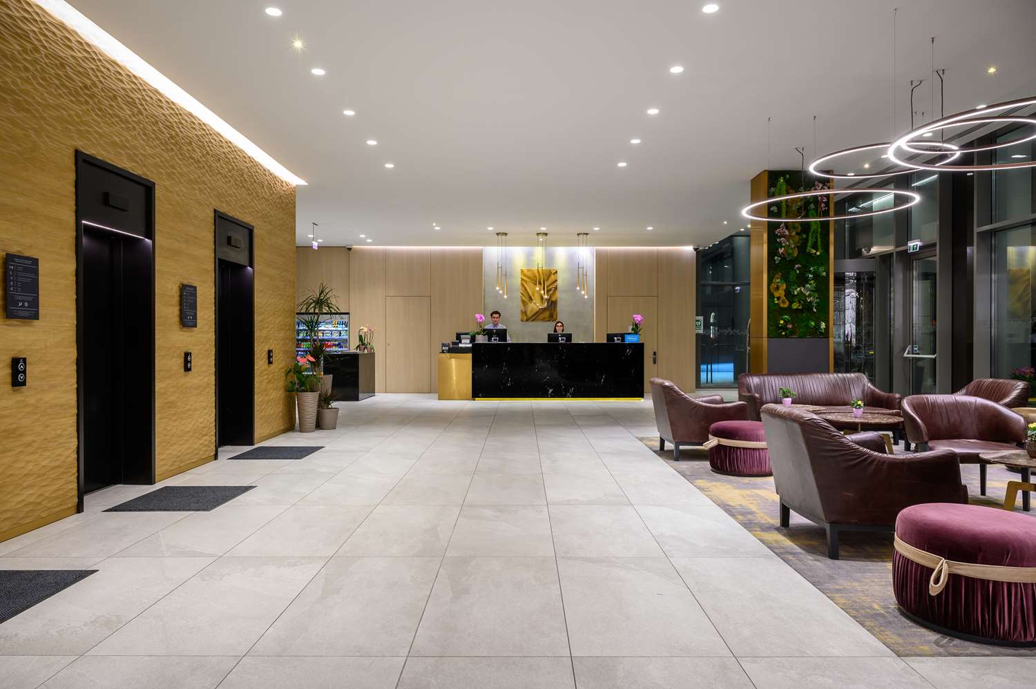 Lobby at HILTON GARDEN INN BUDAPEST, BUDAPEST