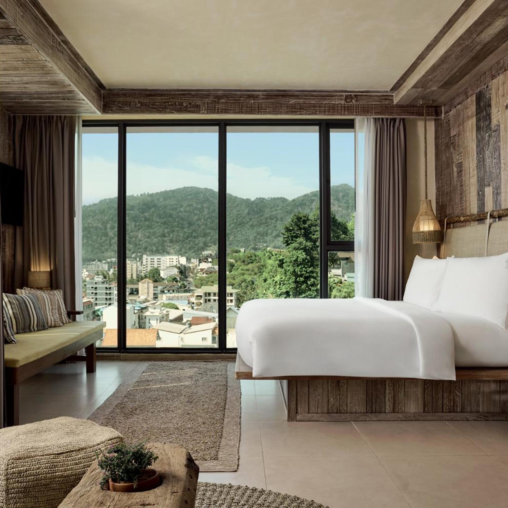 جناح ركني بسرير كينج وسرير فردي بغرفتي نوم، Dinso Resort 2/8