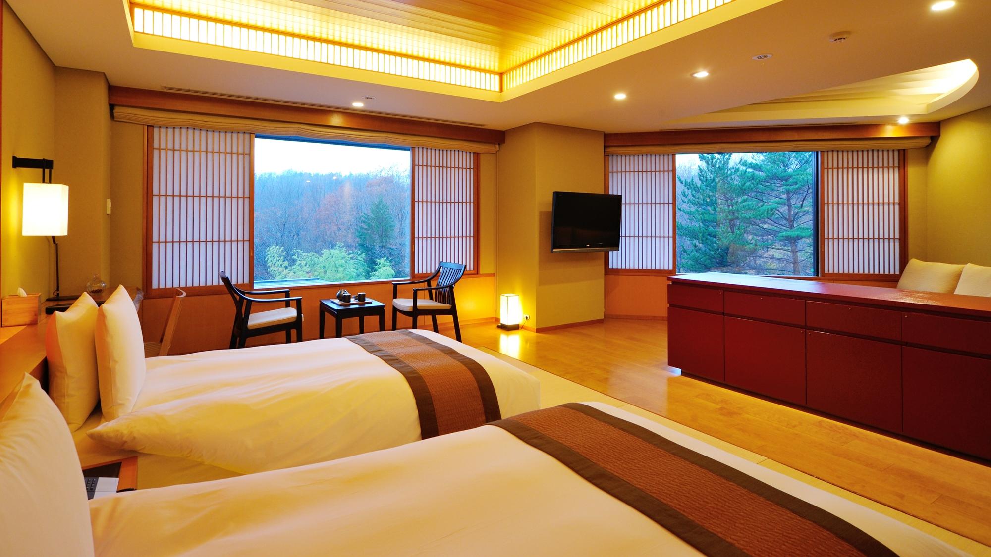 SUPERIOR, DELUXE, TWIN BEDS, MOUNTAIN VIEW