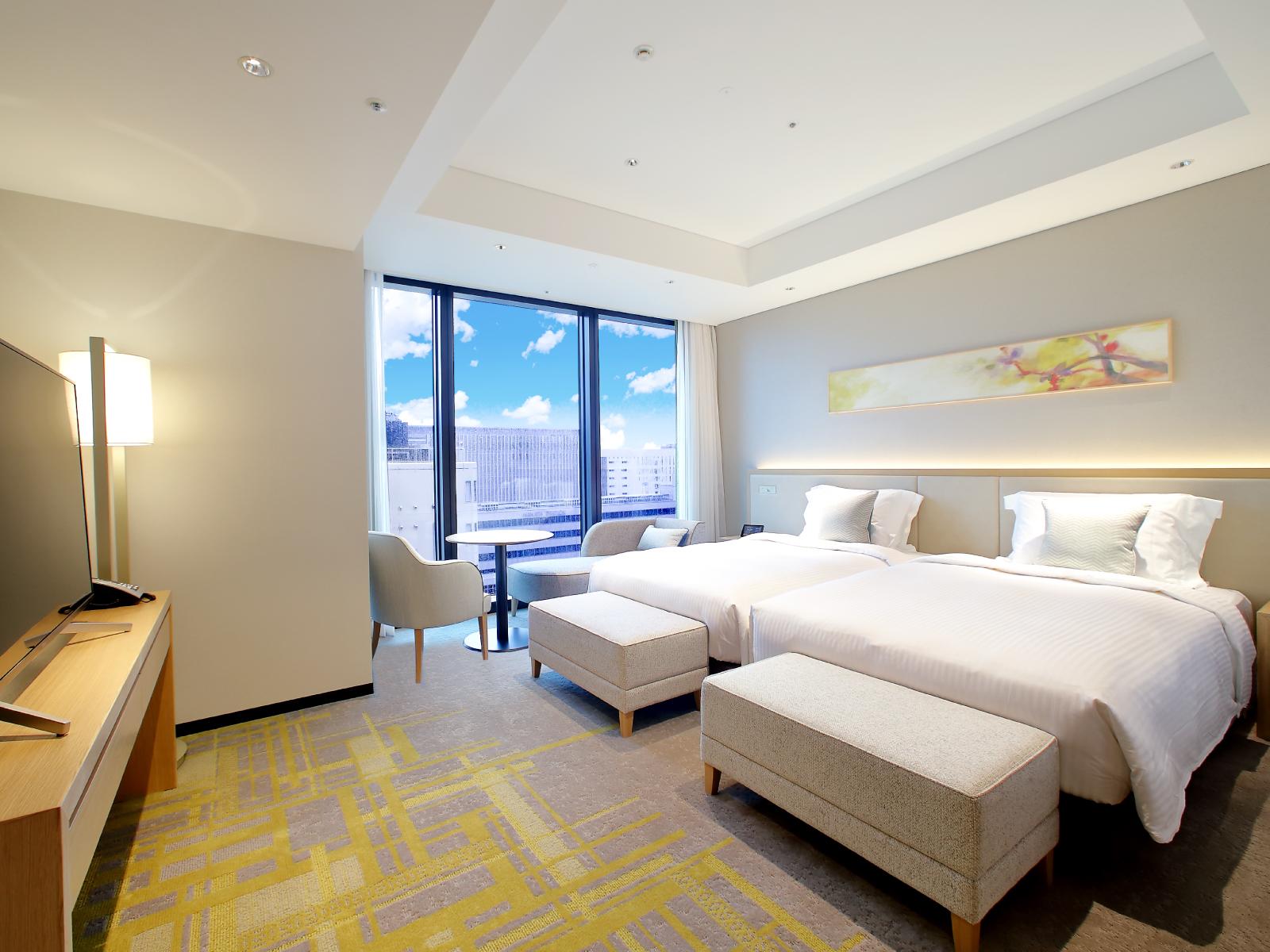 Semi Room, Deluxe, 2 Semi Double Beds, with Extra Bed