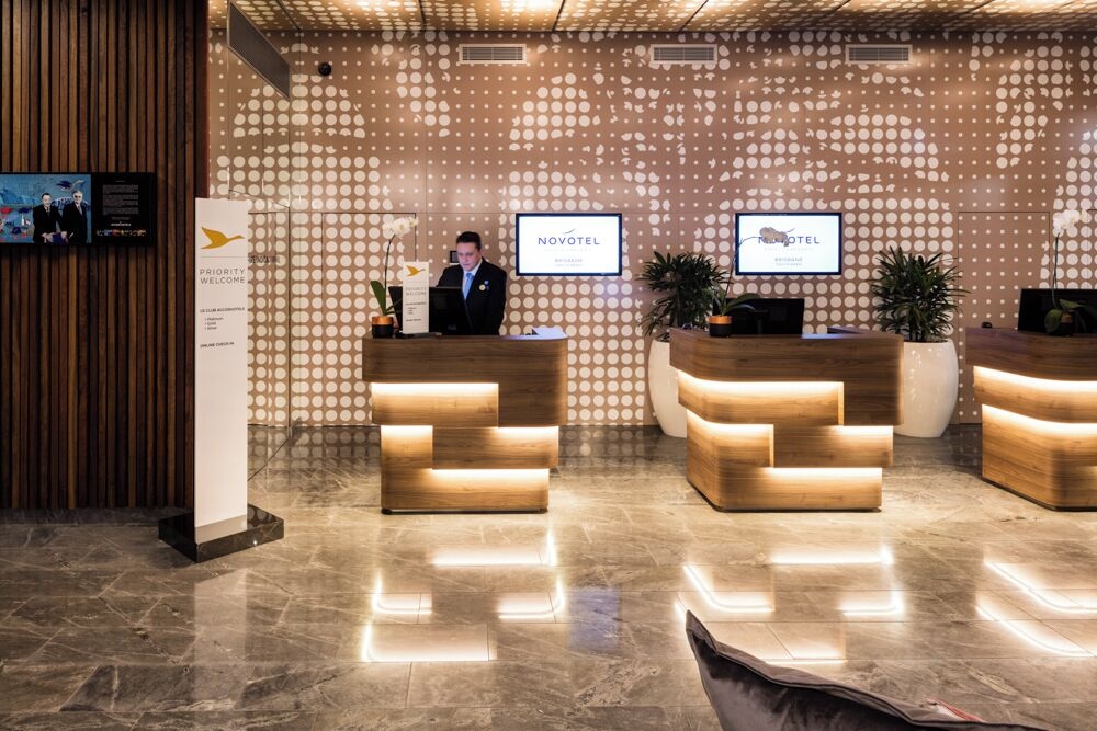 Lobby at Novotel Brisbane South Bank Hotel, BRISBANE
