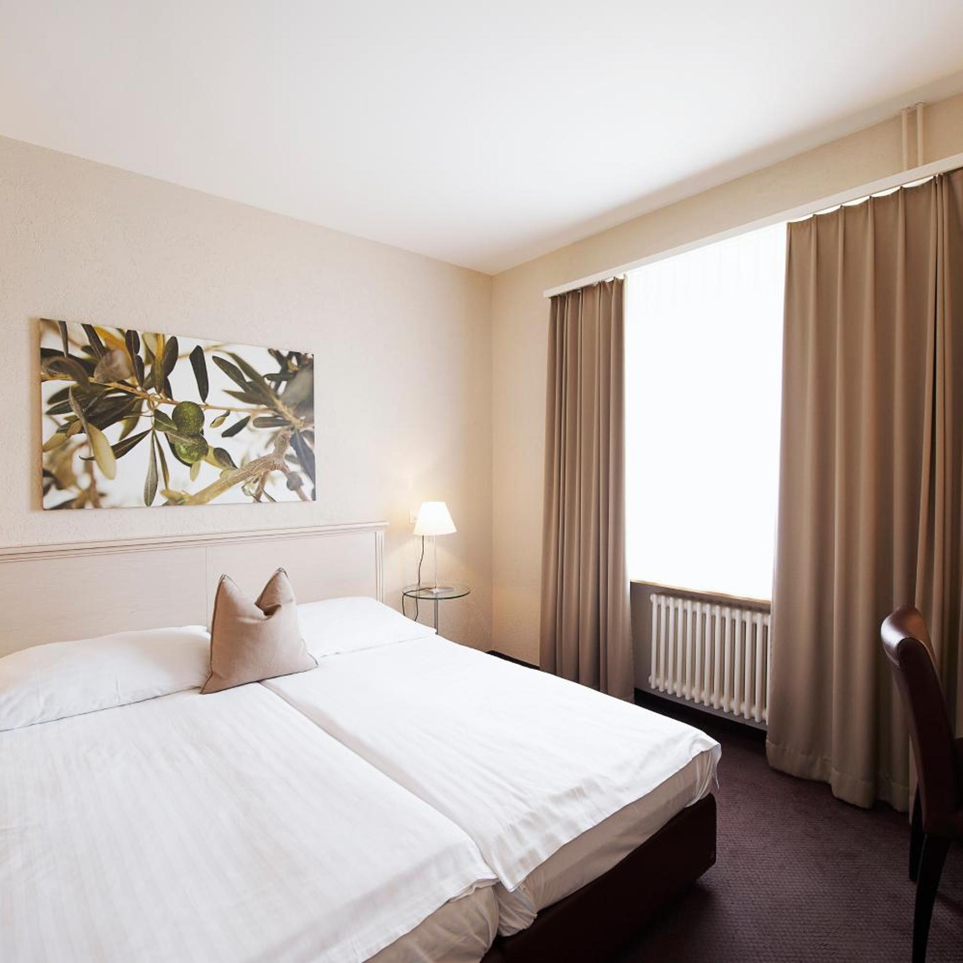غرفة بسرير مزدوج أو سريرين منفصلين، Neufeld Hotel 2/10