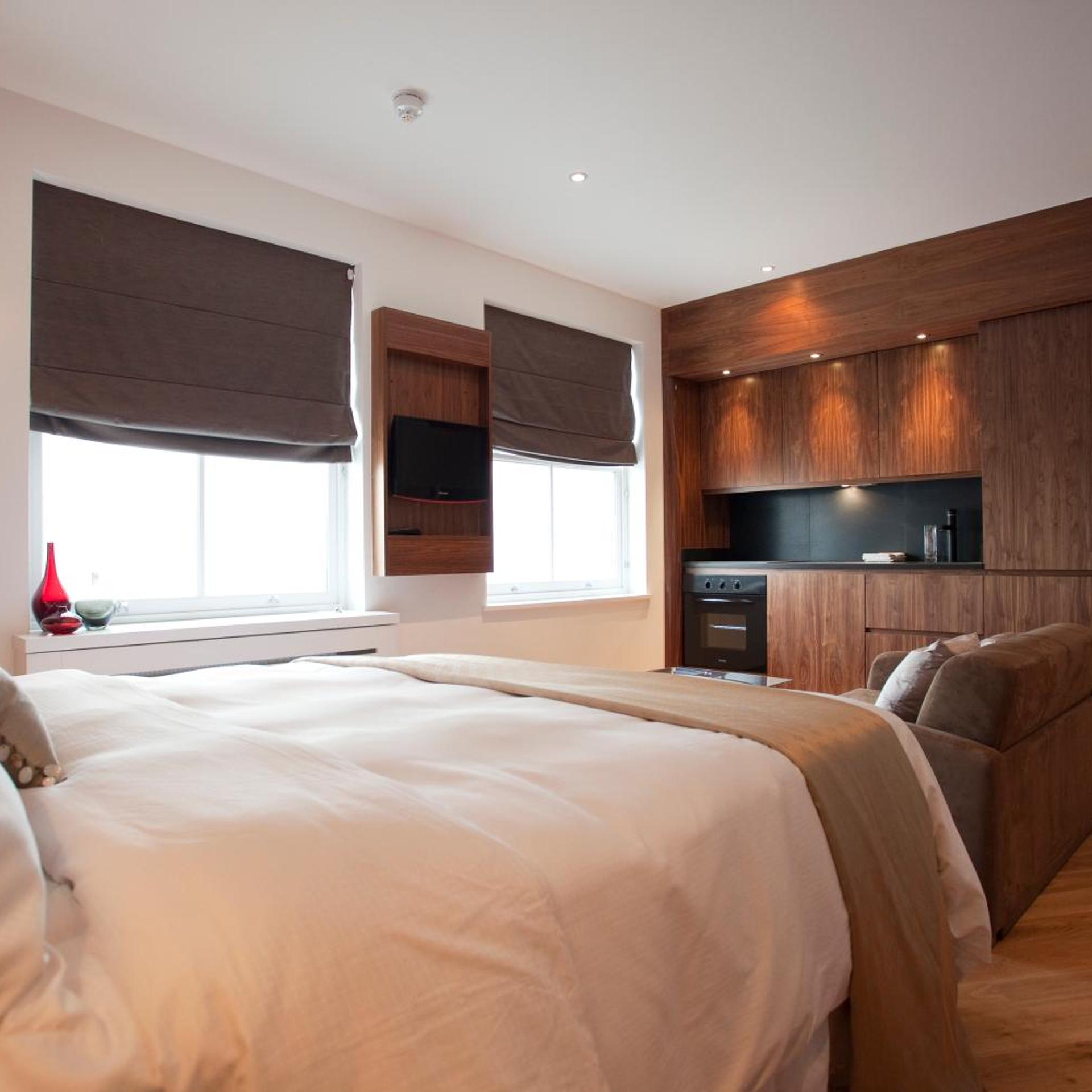 استوديو تنفيذي بسرير مزدوج، Presidential Apartments - Kensington 3/10