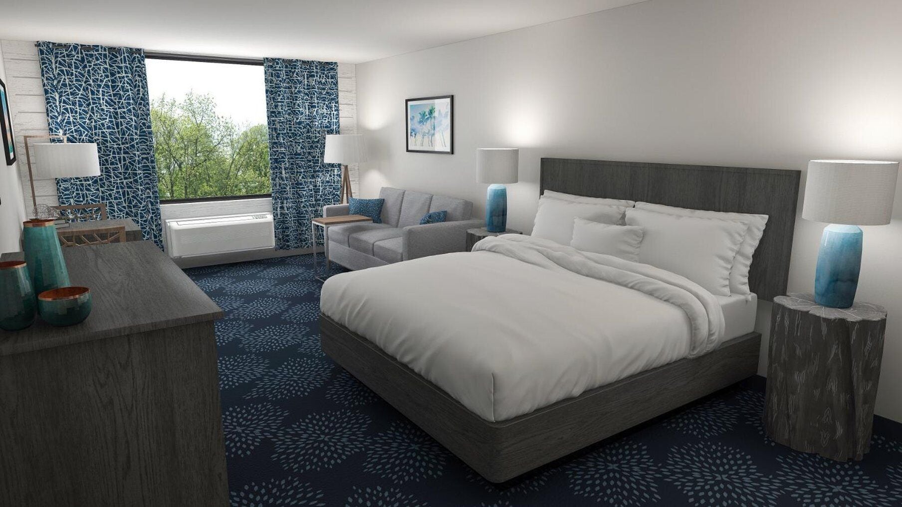 STANDARD, KING BED, POOL VIEW