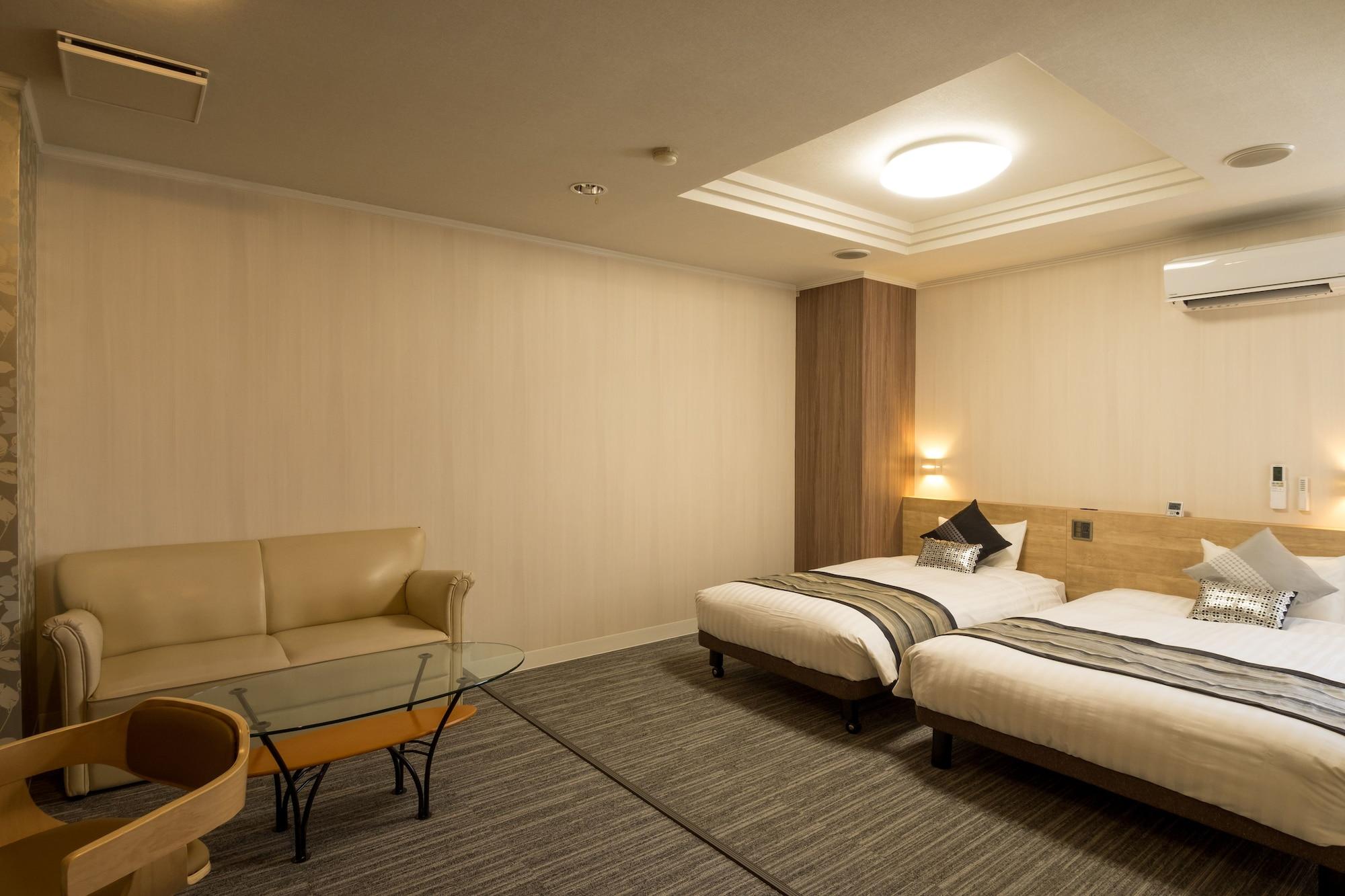 غرفة بسريرين منفصلين، Hotel AreaOne Obihiro 2/4