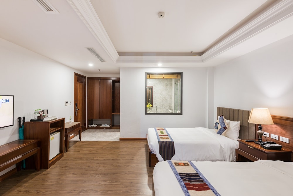 غرفة قياسية بسريرين منفصلين، Bamboo Sapa Hotel 3/7
