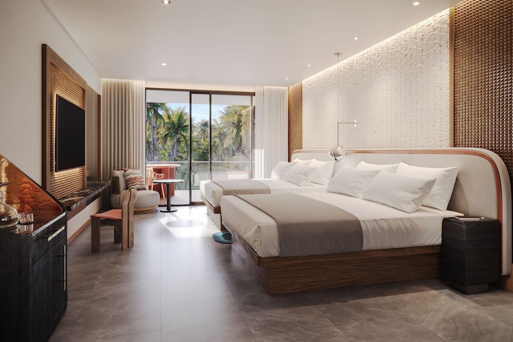 Swim Up, Deluxe, 2 King Beds, Adult Only