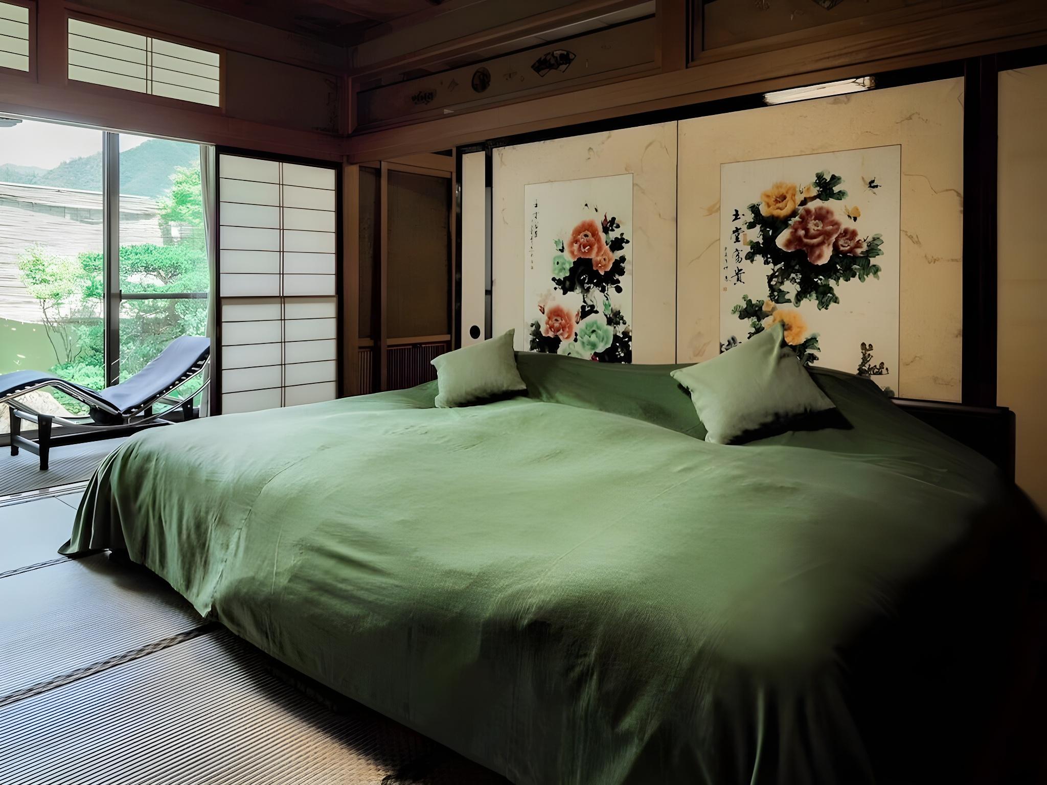 Semi Room, Suite, 2 Semi Double Beds, 2 Futon Beds, River View, Bathtub