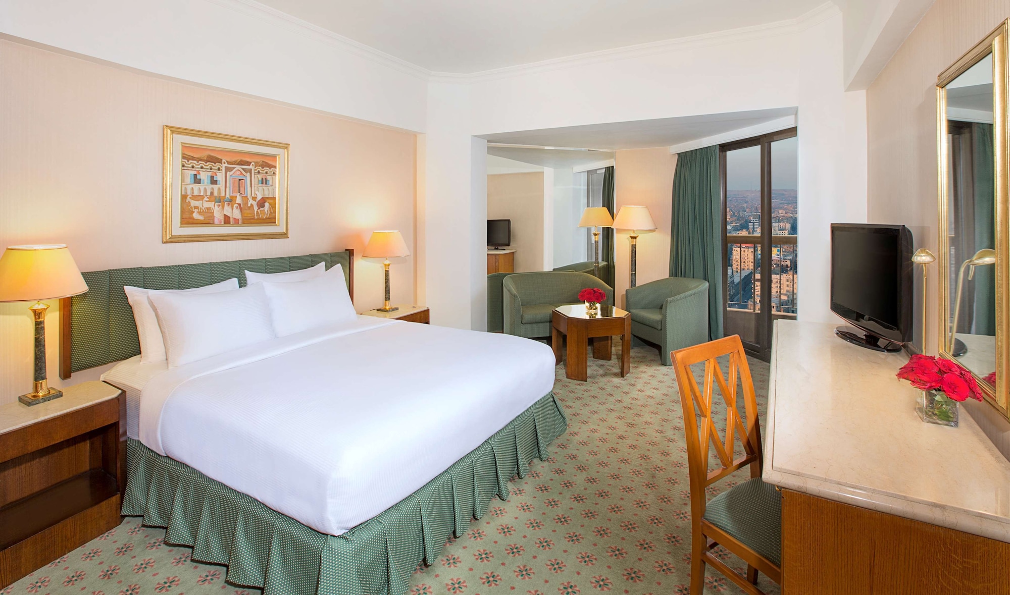 ROOM, KING BED, CITY VIEW, CORNER