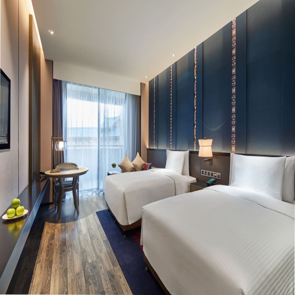 غرفة تنفيذية بسريرين منفصلين، Wanda Realm Resort Nanning 4/7