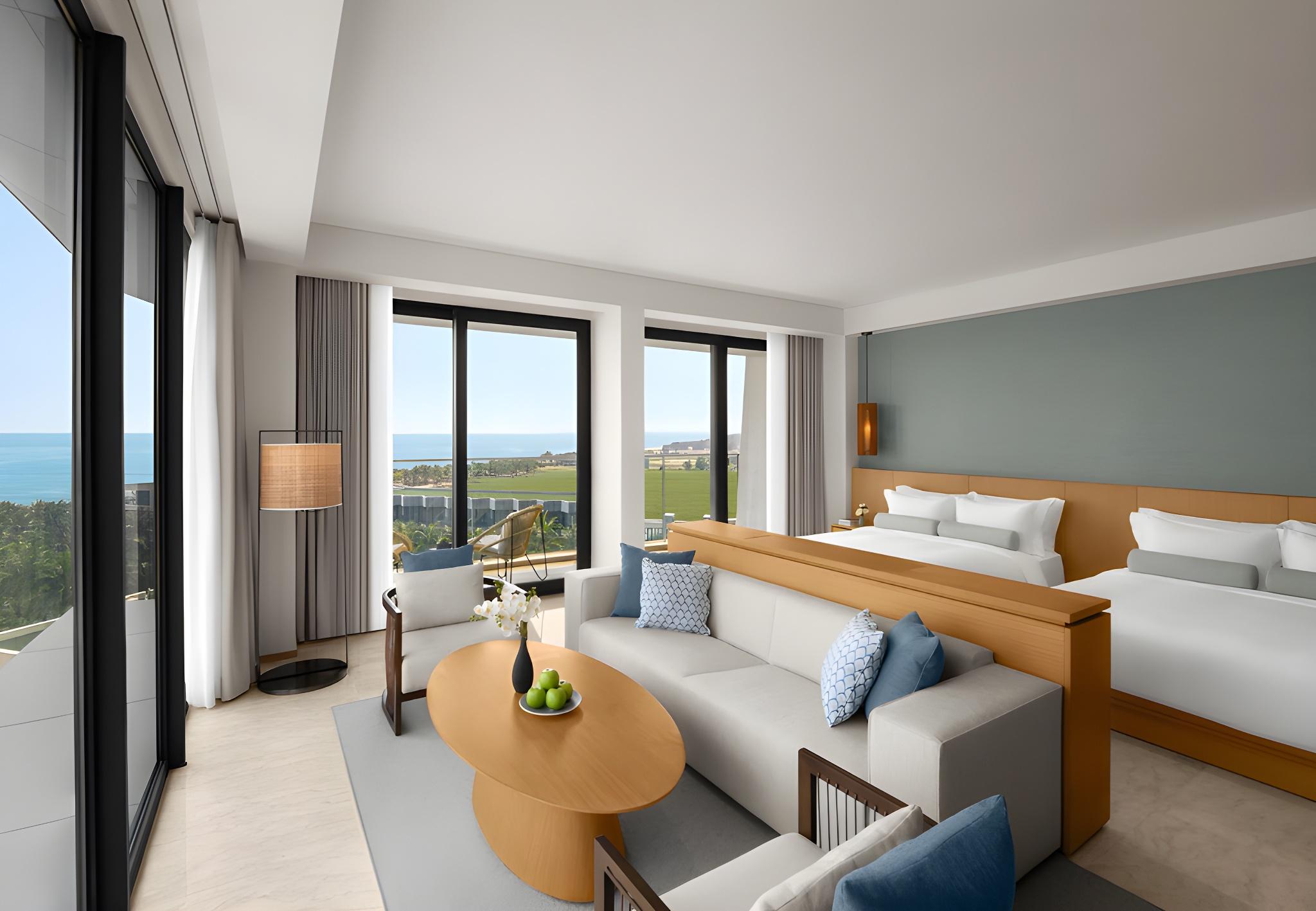 Suite, 2 Double Beds, Ocean View, Monogram Lounge Access, Corner