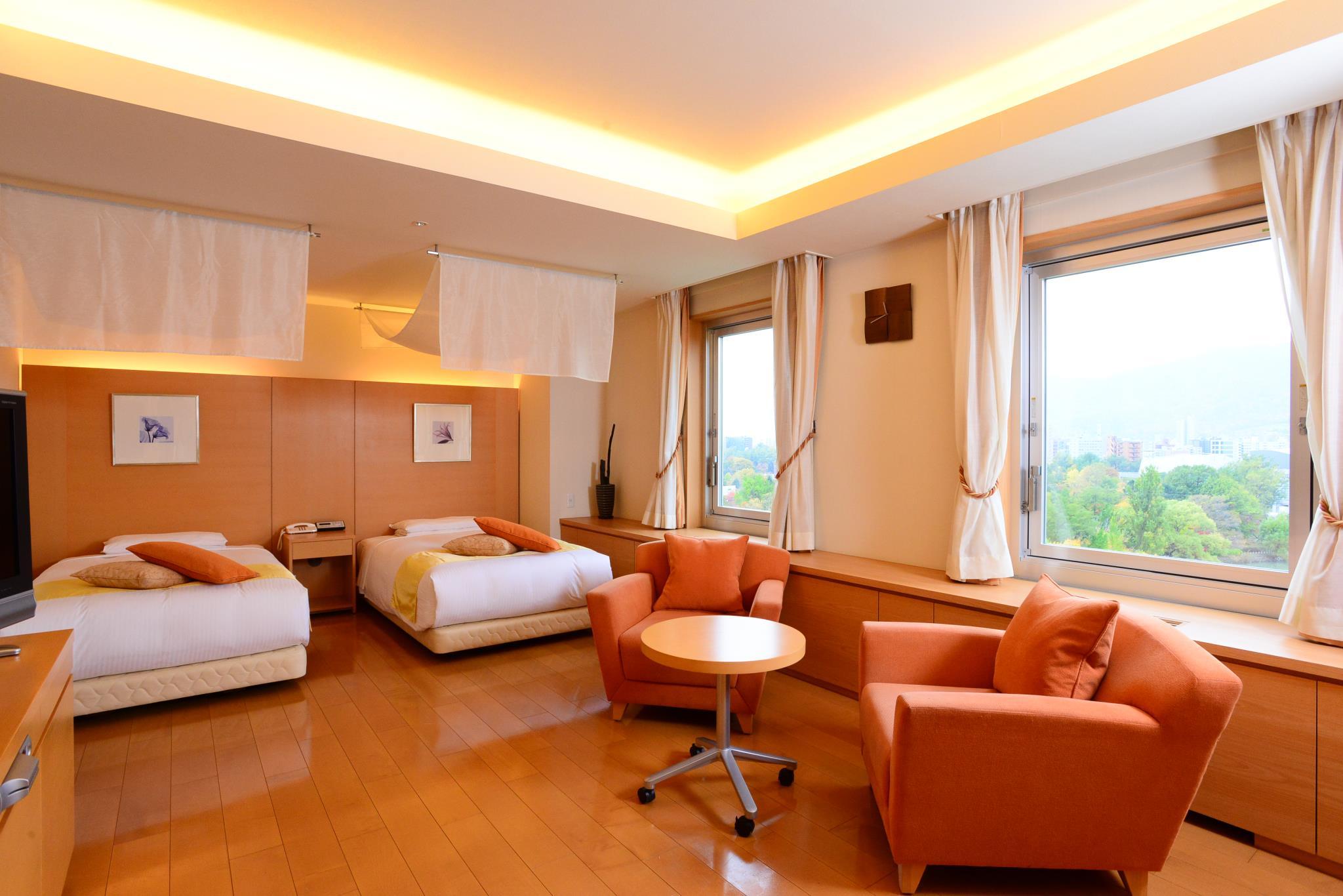 Premium, Twin Beds, with Extra Bed