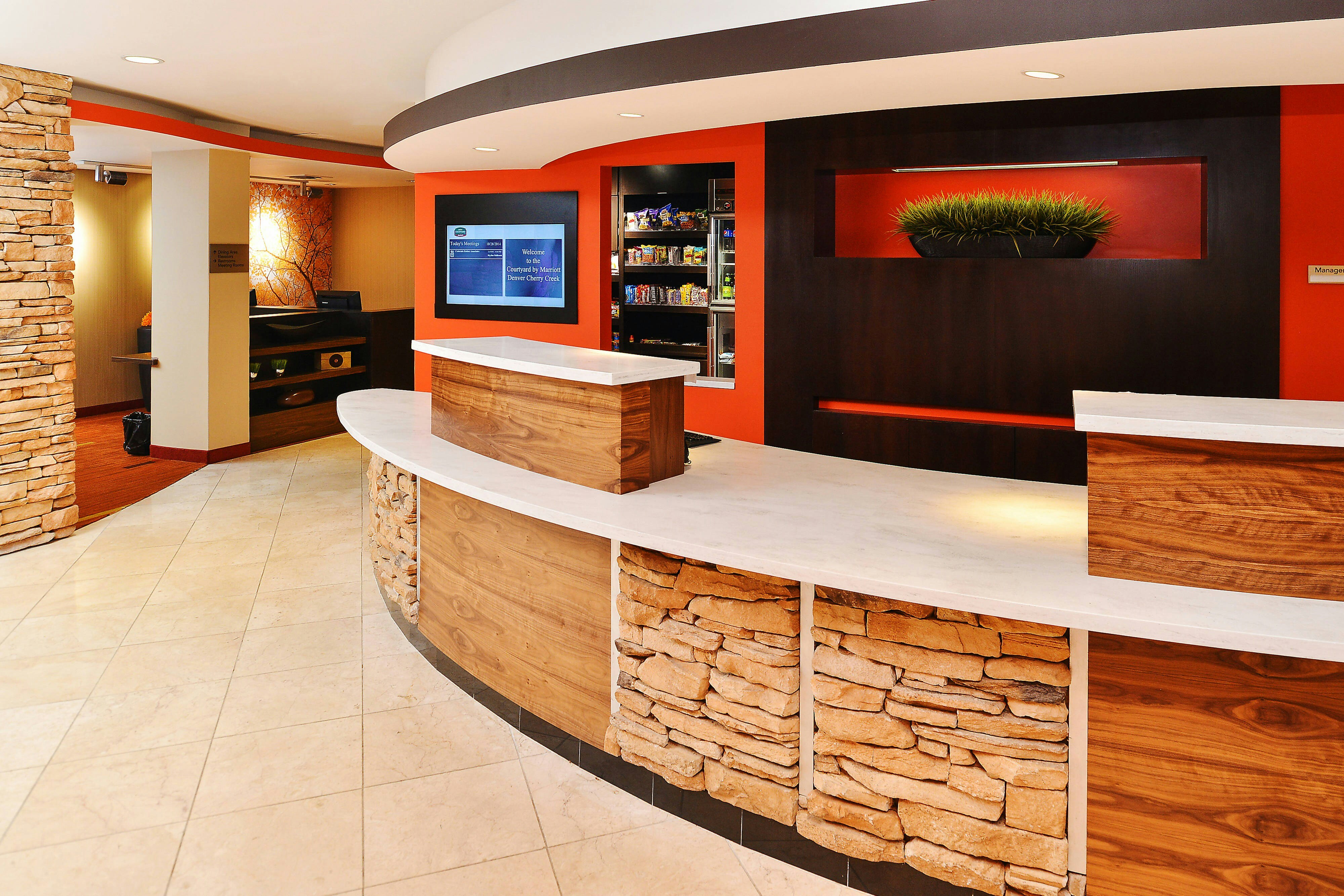 Lobby at Courtyard By Marriott Denver Cherry Creek, DENVER - CO