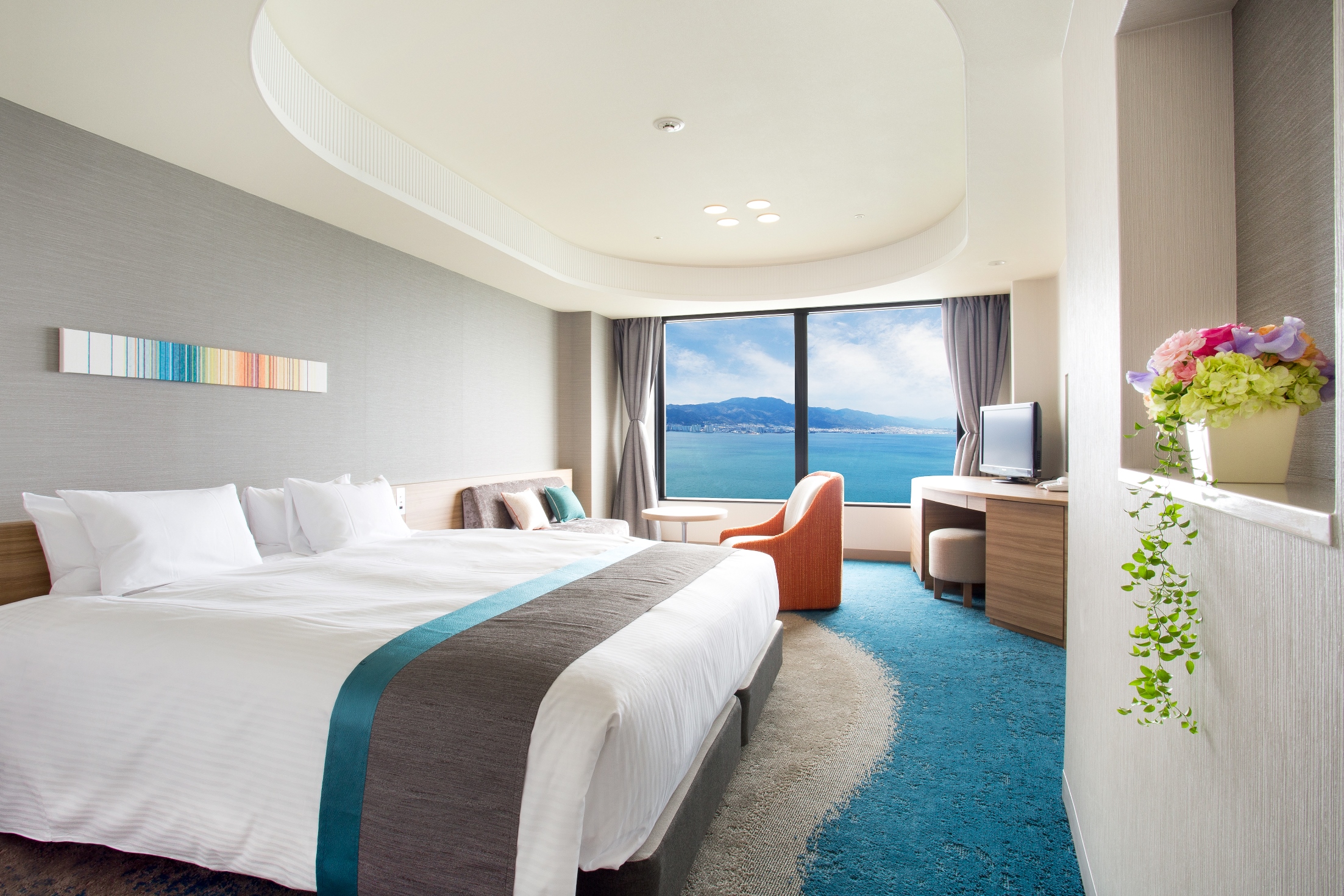 Room, Double Bed, Sky Floor