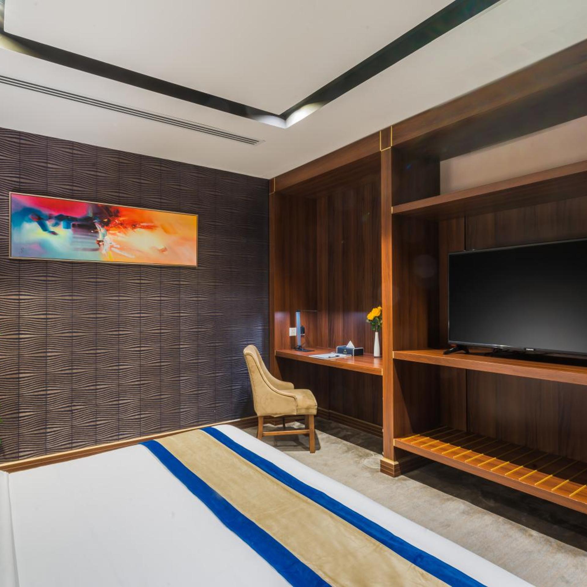 غرفة ديلوكس بسرير مزدوج، فندق نخبة الملقا(Al Malqa Elite Hotel) 4/8