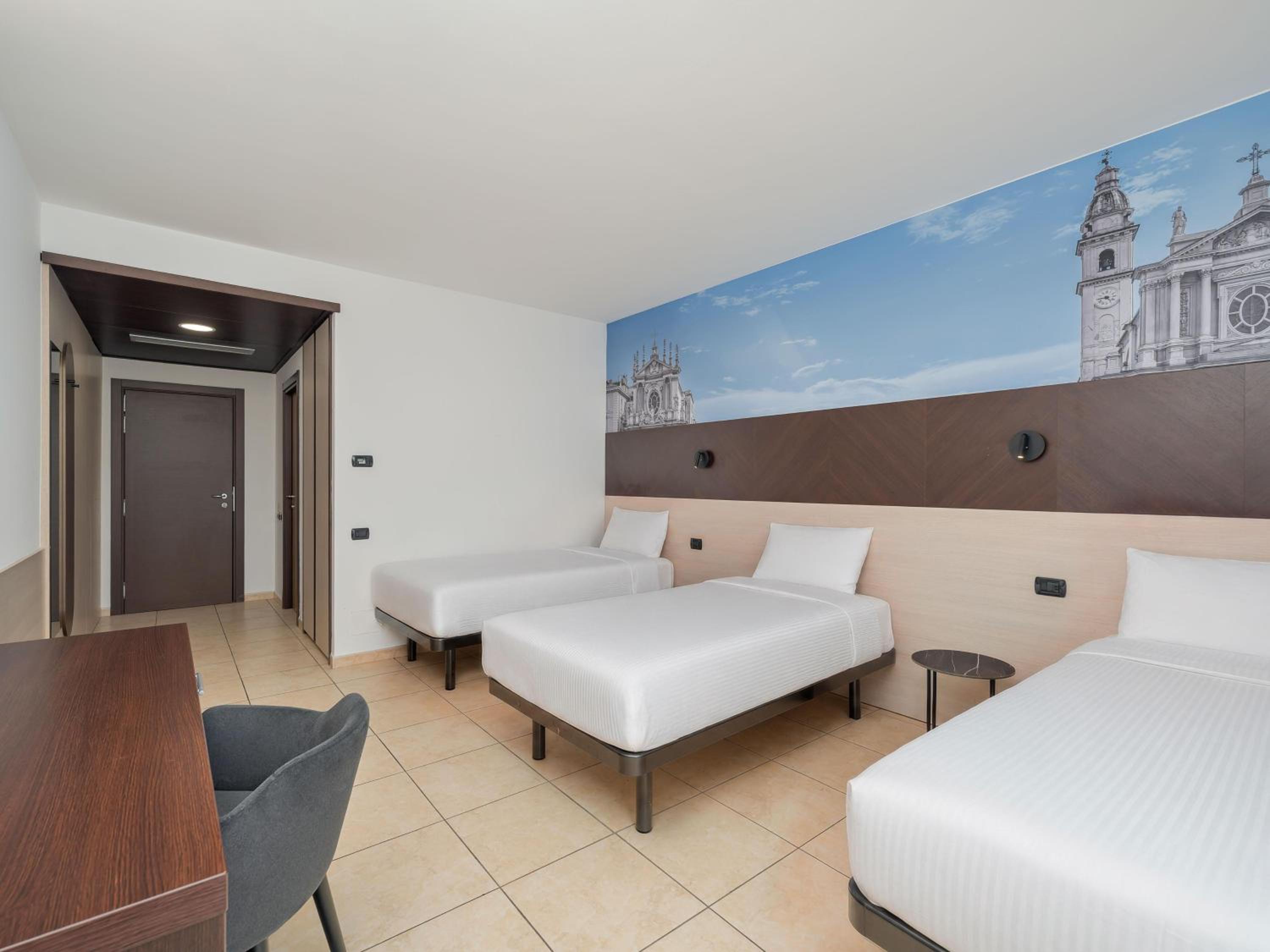 Triple Room Three Separate Beds، B&B HOTEL Settimo Torinese 6/10