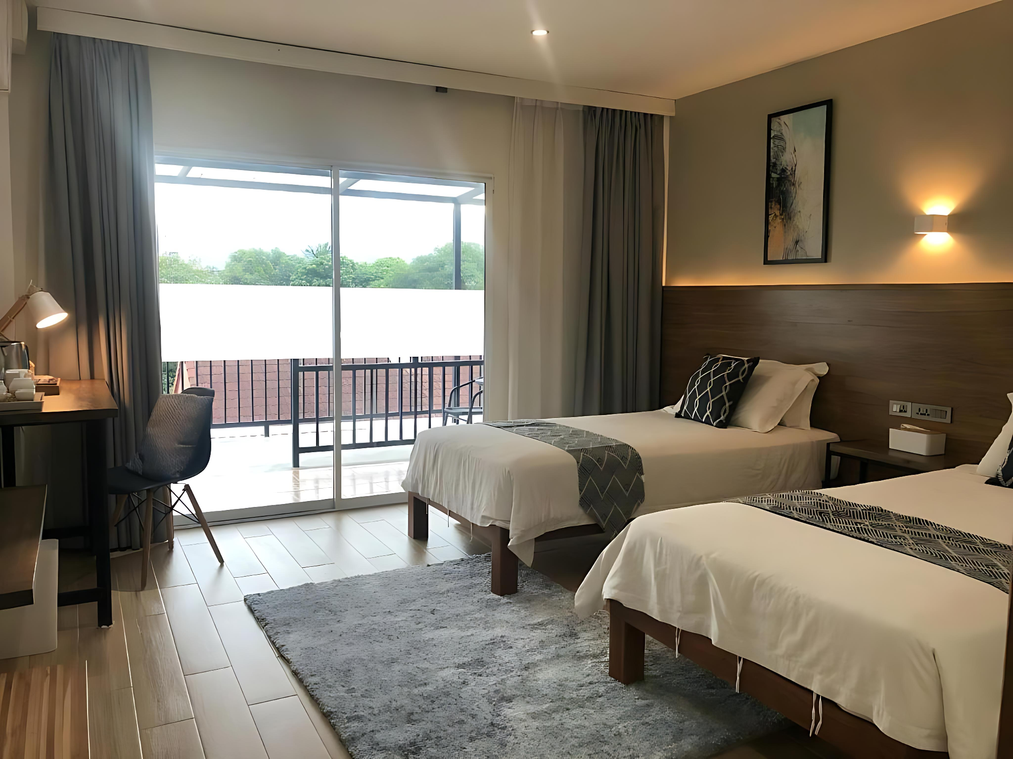 Room, Twin Beds, Building a