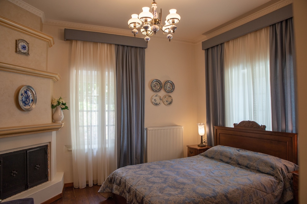 غرفة بسرير مزدوج، Archontiko Stamou Boutique Hotel 2/8