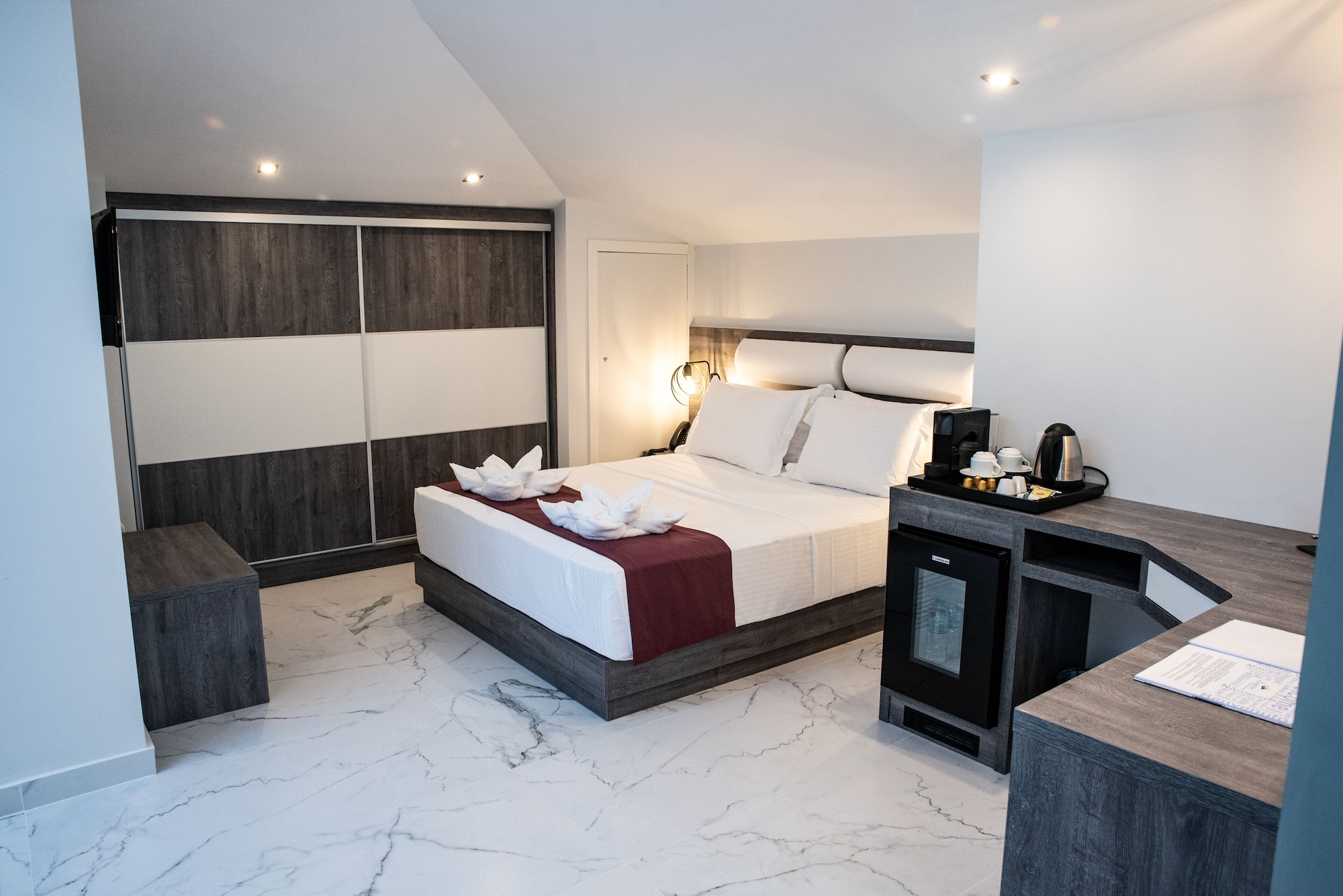 Room, Quadruple, Queen Bed, No Balcony, Sofa, Attic