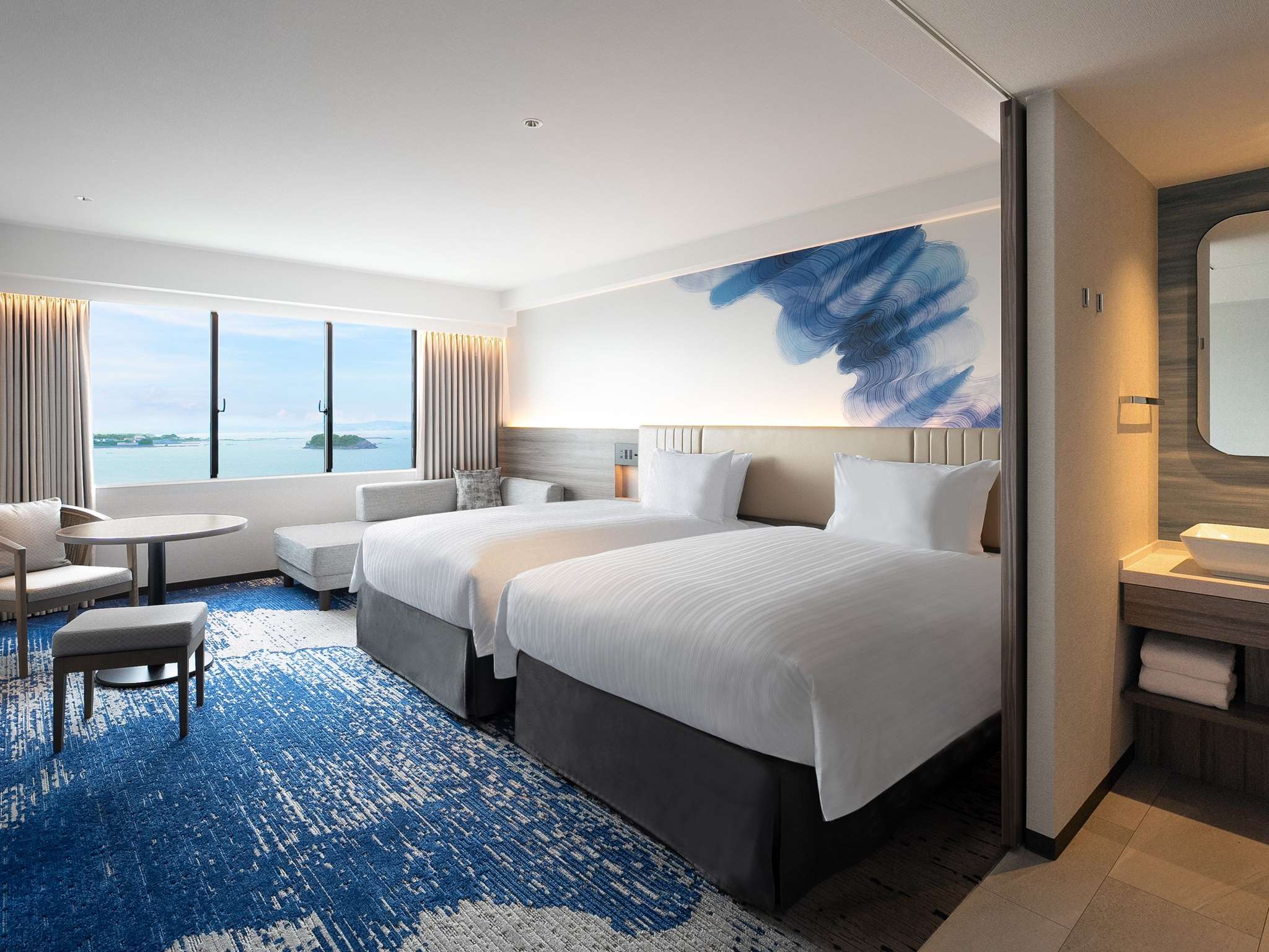 Superior, Single, Twin Beds, with Extra Bed, Ocean or Sea View