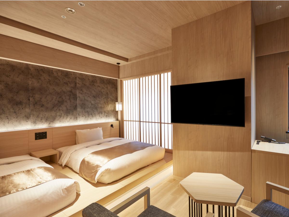 Room, 2 Double Beds, City View, Luxury Floor