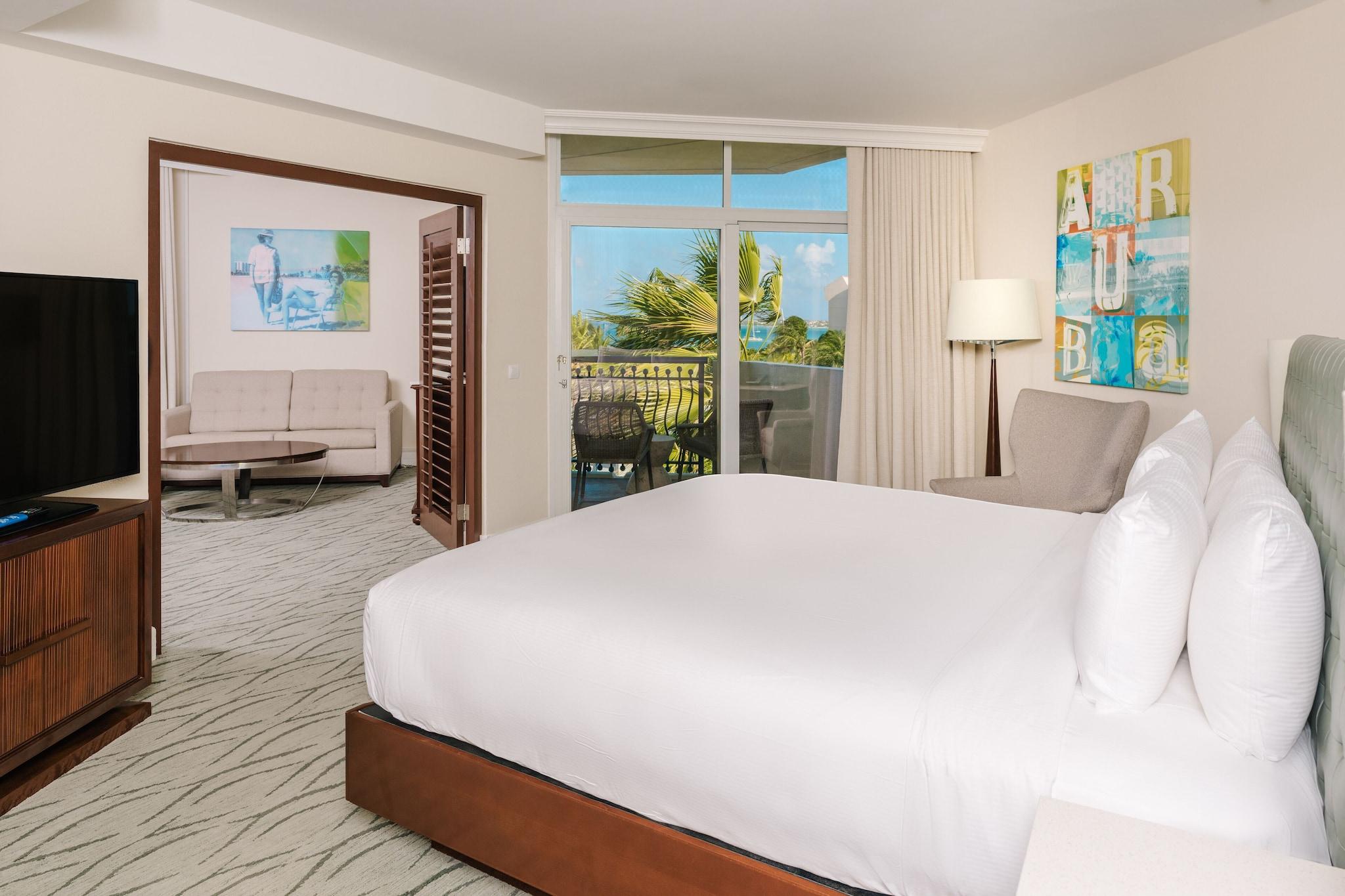 Room, 2 Double Beds, Ocean View, Curacao Tower