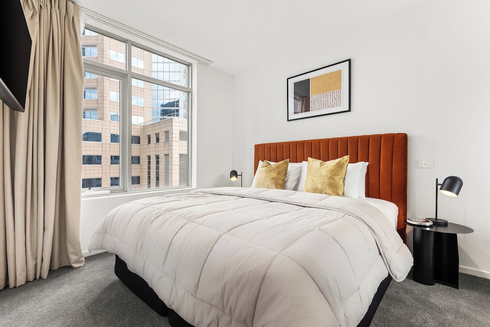 شقة بسرير كينج بغرفة نوم واحدة، Oaks Melbourne on Lonsdale Suites 5/10