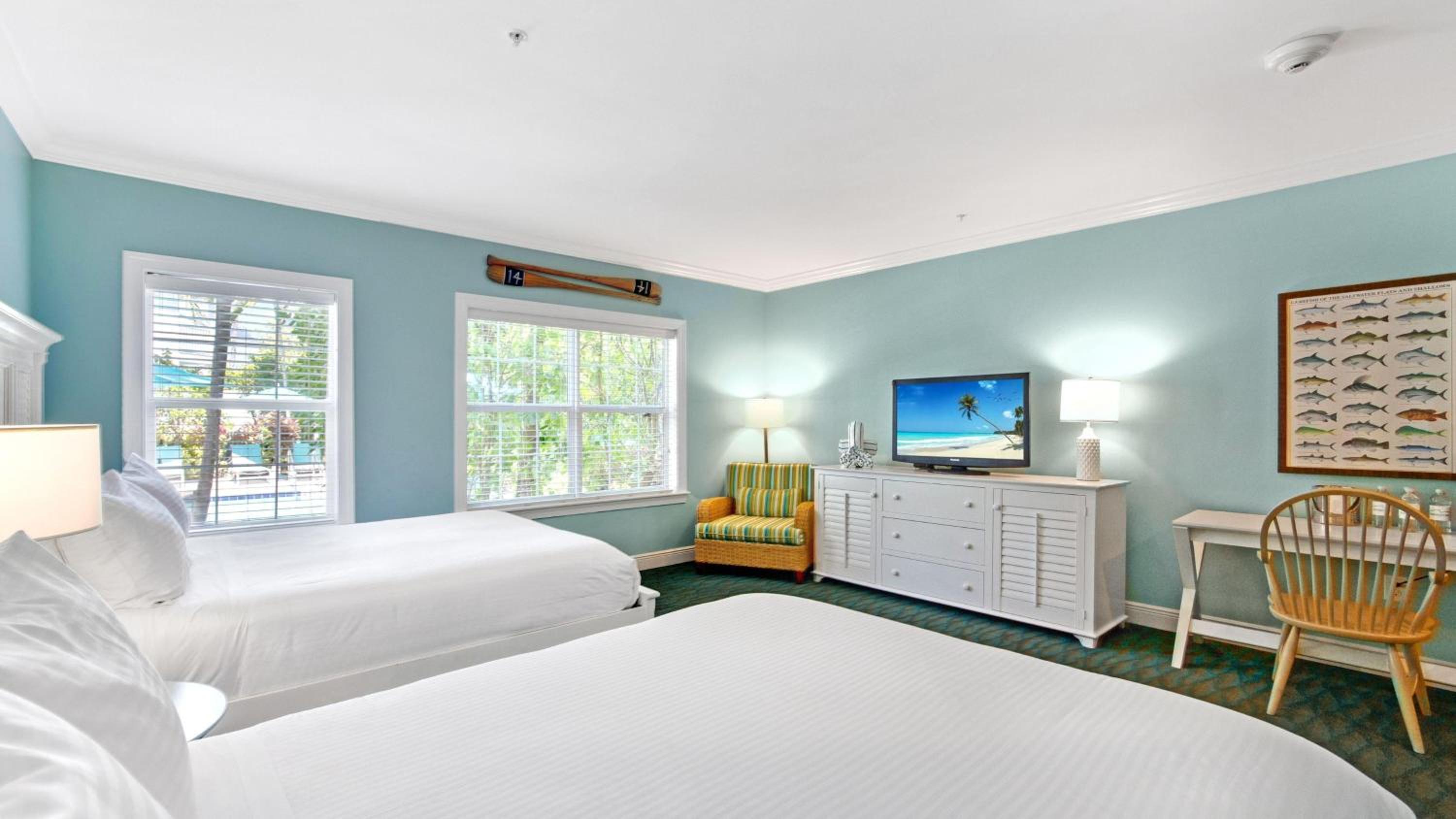 Tropical, Garden, Guest Room, 2 Queen Beds