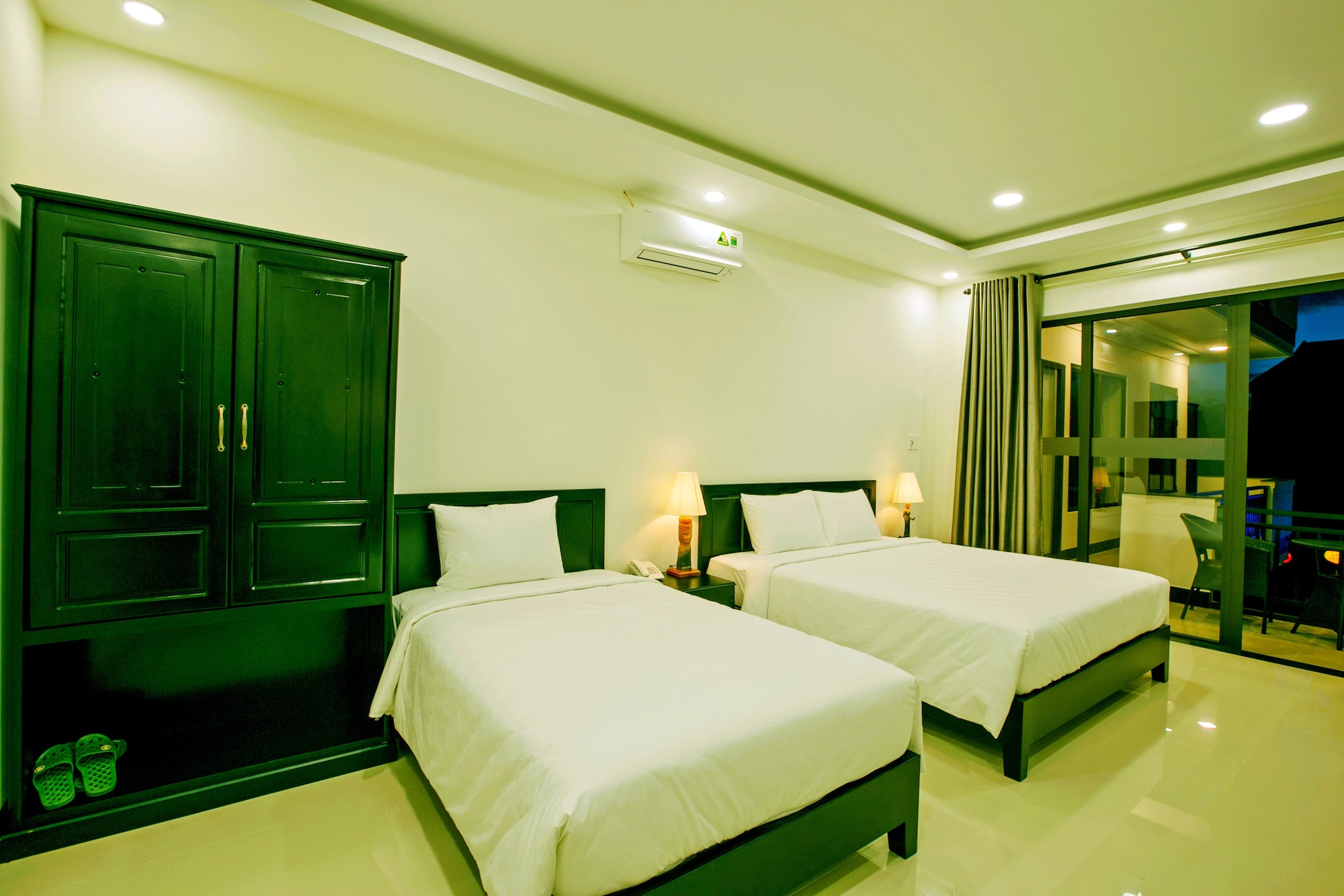 غرفة ديلوكس ثلاثية بغرفتي نوم، Zen Hoian Villa 2/3
