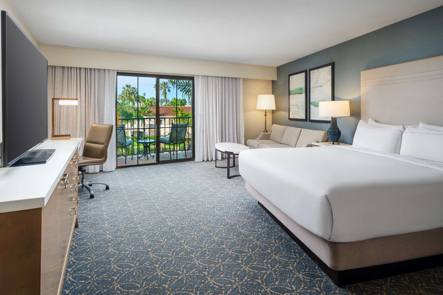 1 King Partial Ocean View - Balcony or Patio, Serenity Bed-Luxury Linens, Dual Bathroom Vanity-Signature Bath Amenities