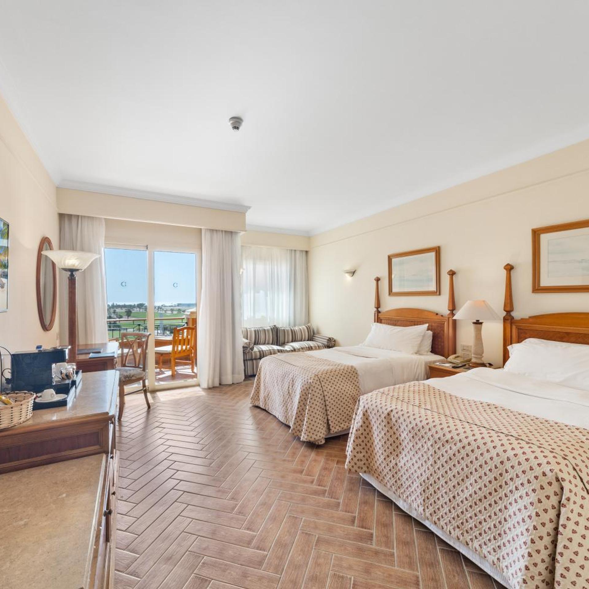 Golf, Executive, Double or Twin Bed, Pool and Sea View