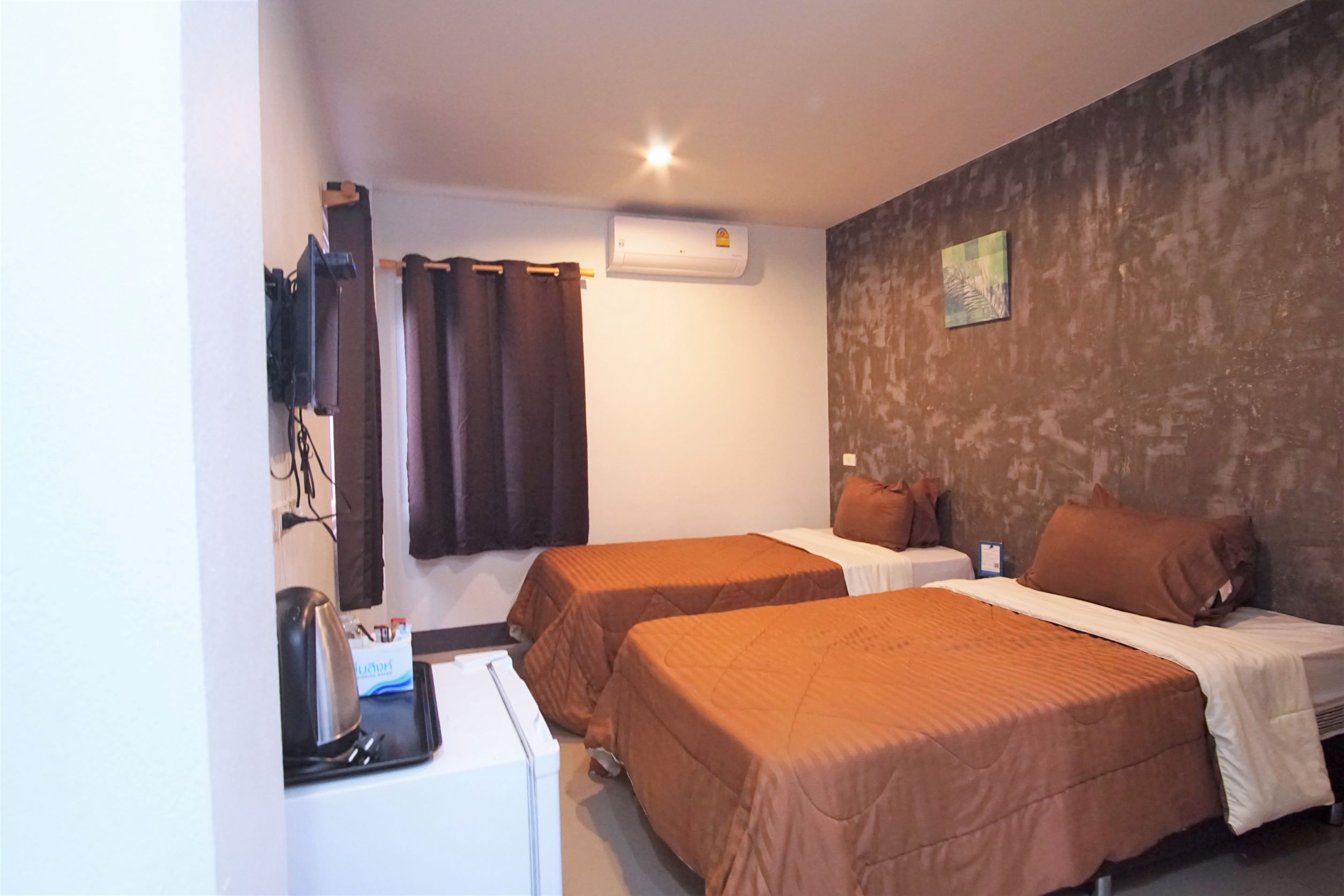 غرفة قياسية بسريرين منفصلين، Maerim Villa & Pool 2/3