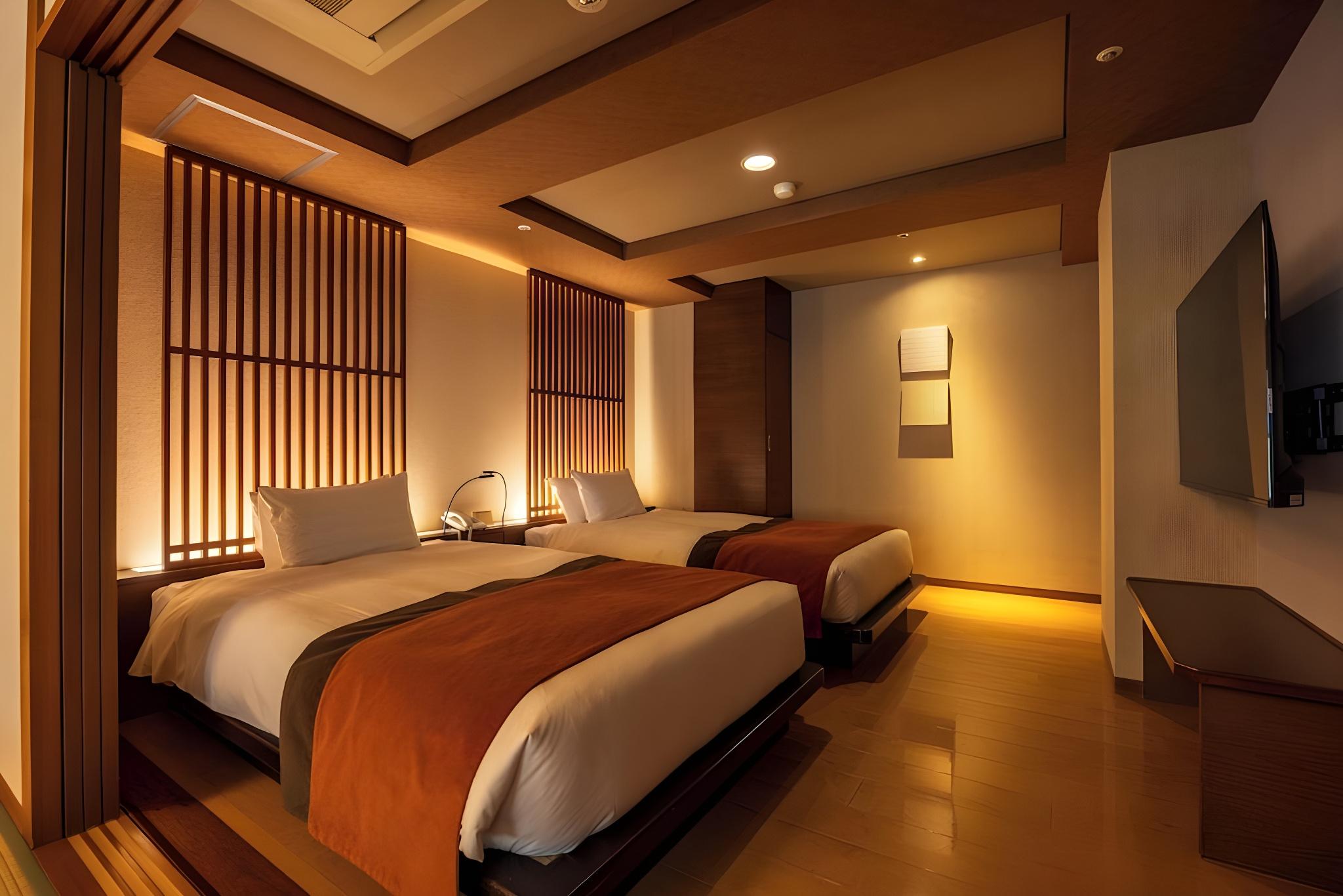 Japanese Western, Single Bed, Town View, Outdoor Bath