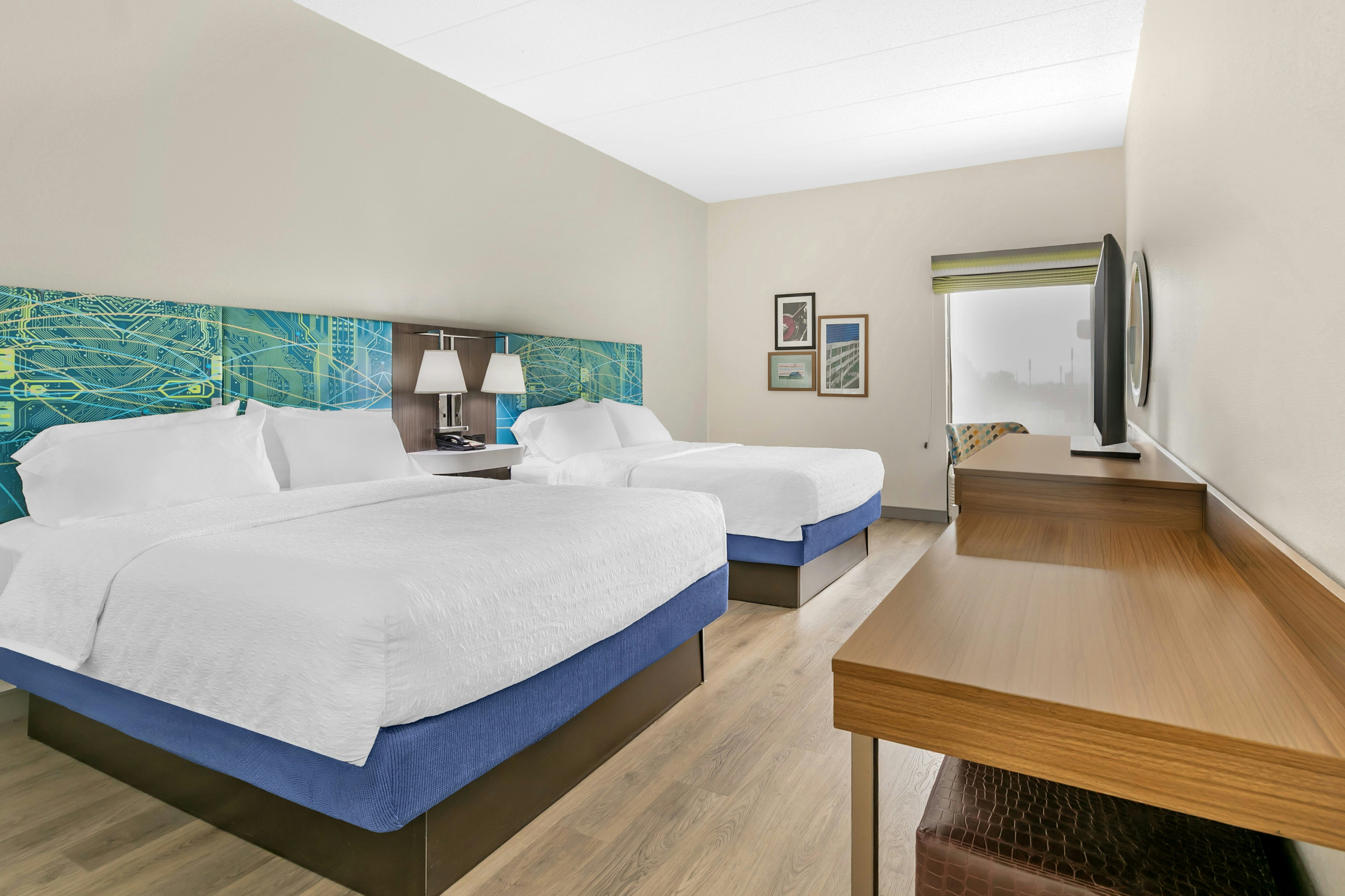 غرفة بسريرين كوين، Hampton Inn Richmond 3/8