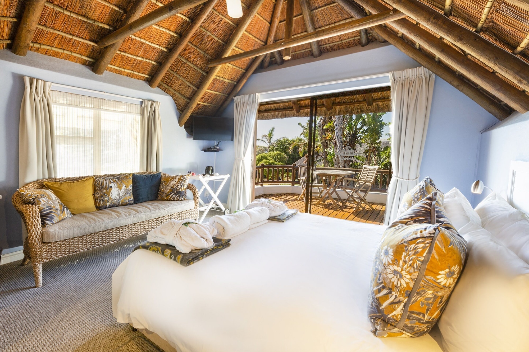 غرفة سوبيريور بسرير مزدوج أو سريرين منفصلين بإطلالة على الحديقة، Sandals Guest House 2/10