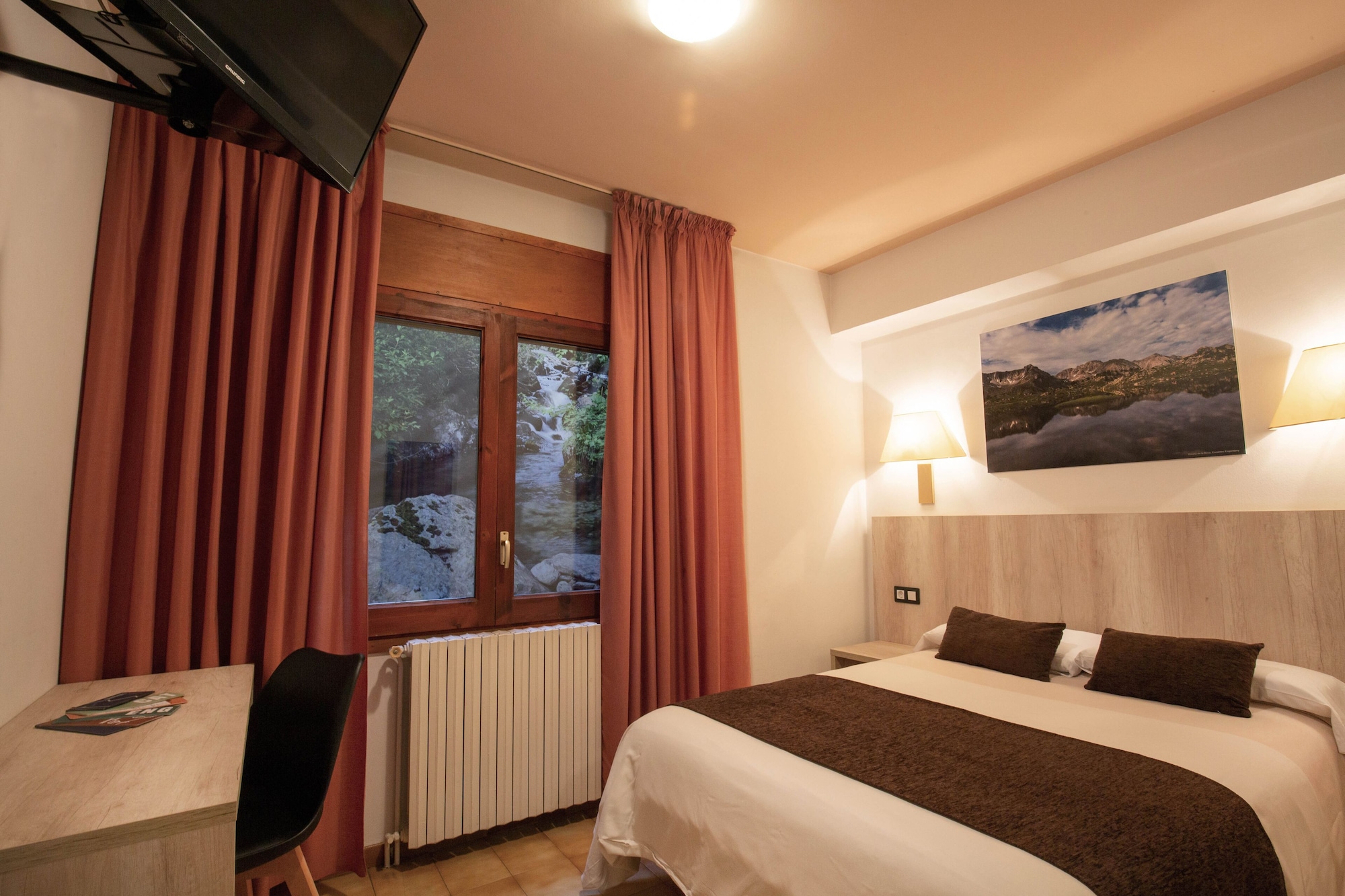 Interior, Single, Double Bed