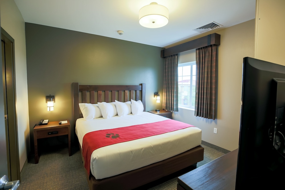 Grizzly Bear, Water, Suite, 1 King and 2 Queen Beds, Sofa, Balcony