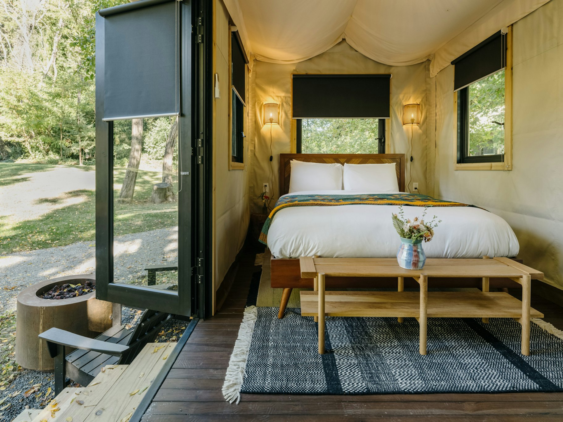 Glamping, Queen Bed, Private Bathroom