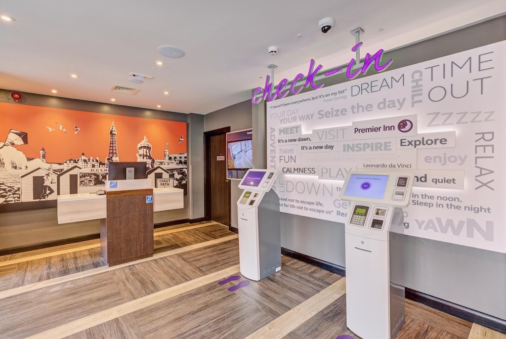 Lobby at Premier Inn Portsmouth Dockyard, PORTSMOUTH - UK