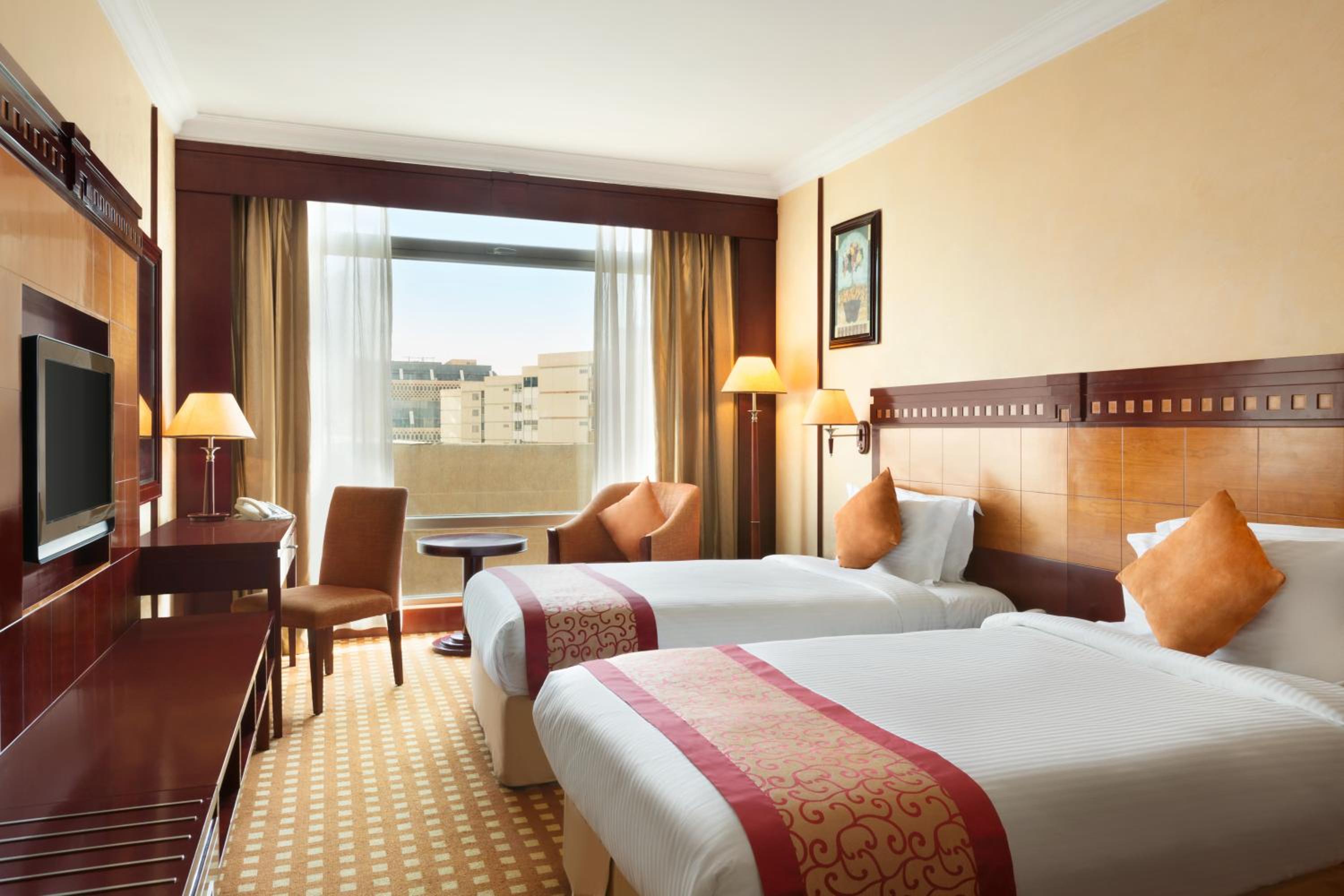 Room, Single Bed, City View