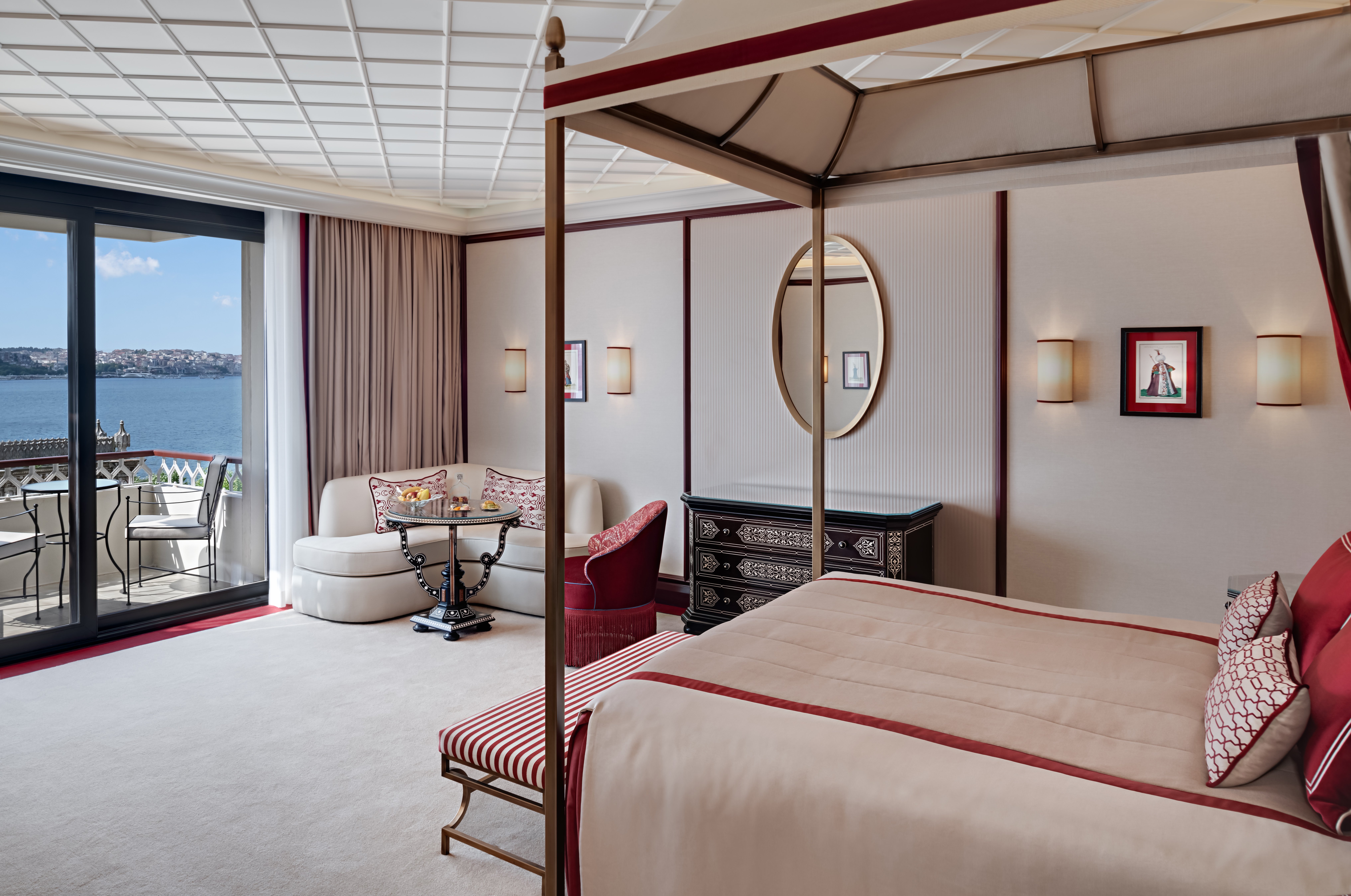 Grand, Ciragan, Deluxe, King Bed, Bosphorus View