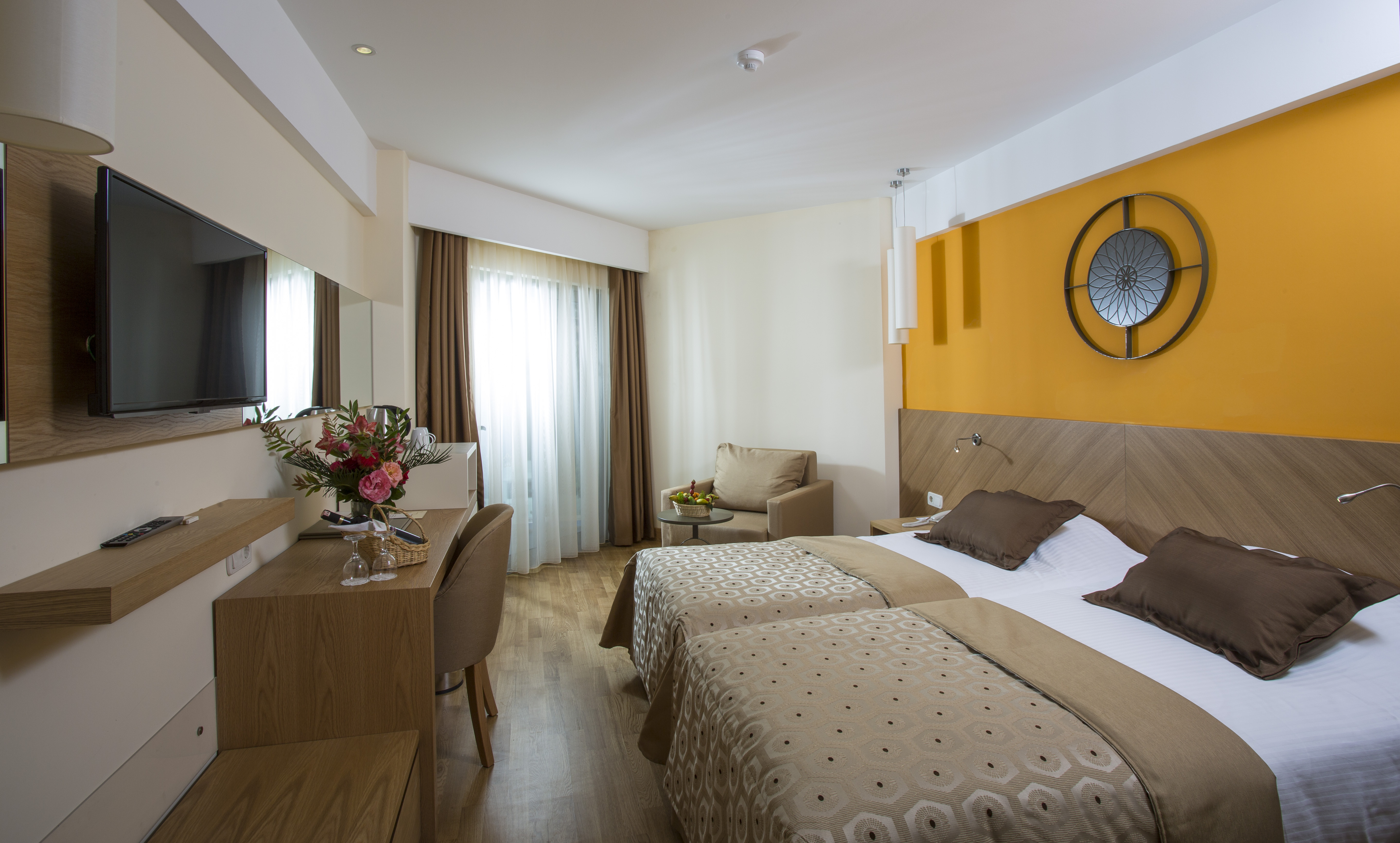 Room, Double Bed, Land View