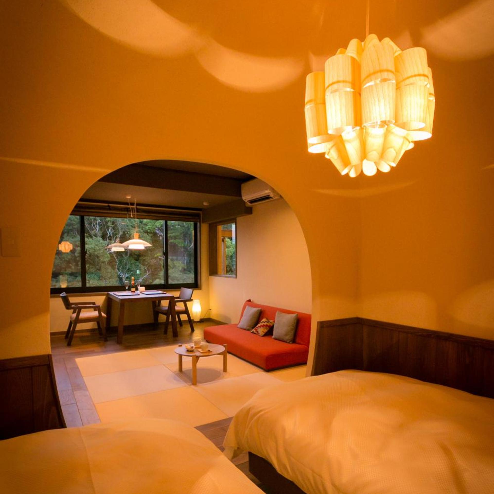 Room, Twin Beds, Tatami, Hot Spring Bath