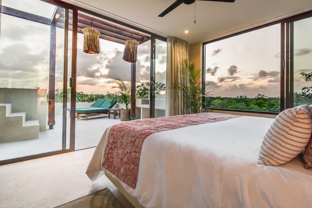 غرفة بريميوم بسرير كينج بإطلالة على الحديقة بمسبح خاص، Copal Tulum Hotel 5/5