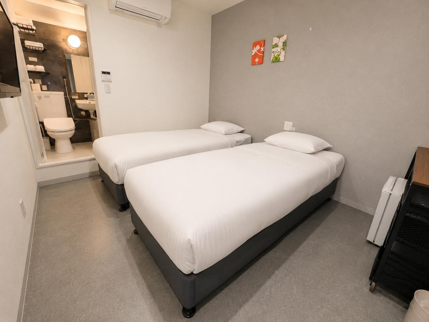 غرفة بسريرين منفصلين، Arashi Hotel Namba 10/10