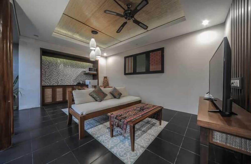 غرفة بسرير مزدوج بغرفة نوم واحدة بمسبح خاص، Gaing Mas Jimbaran Villas By Gaing Mas Group 10/10