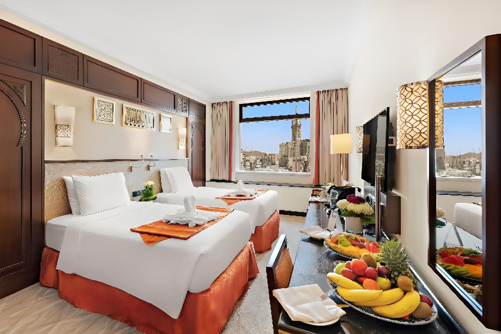 Deluxe, Double or Twin Bed, Partial Haram View